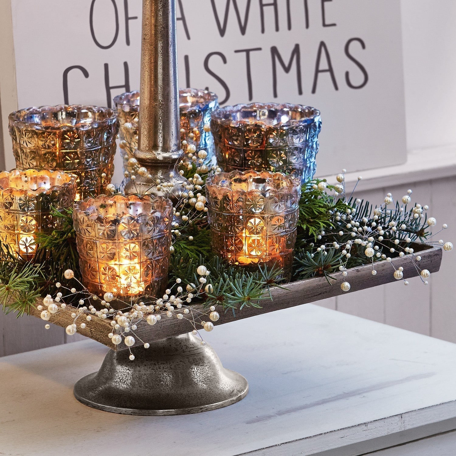 Kerstversiering set van 6 Estella