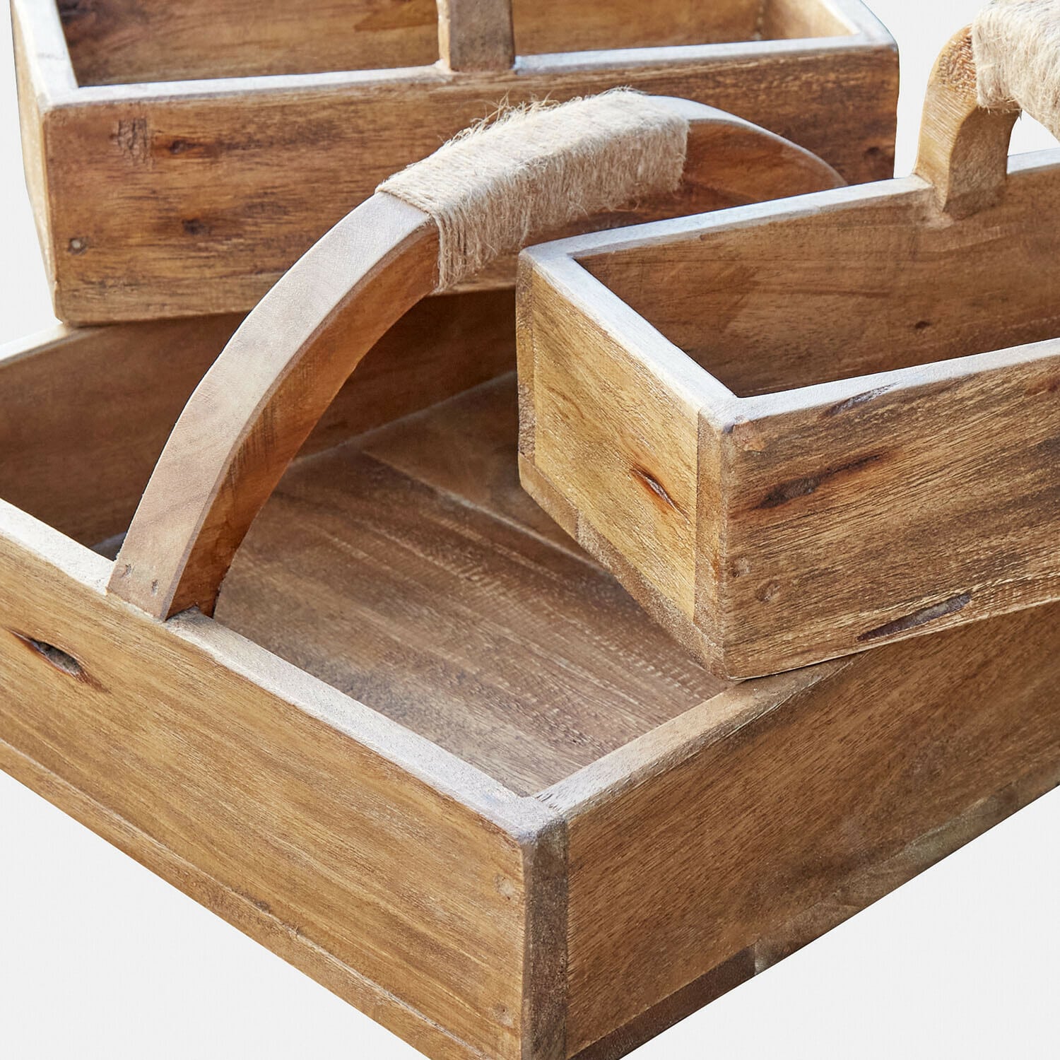 Houten kistje set van 3 Nettleby