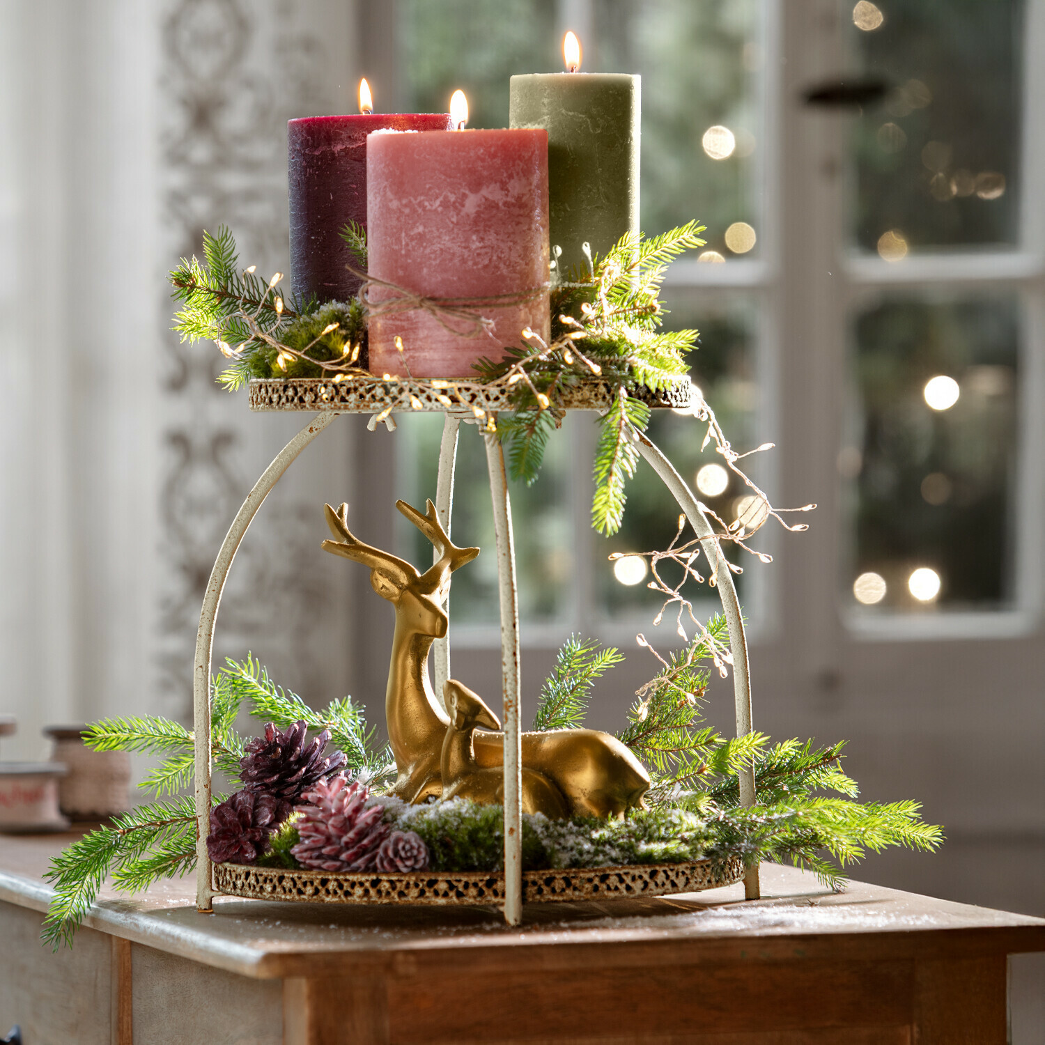 Ree met kalf Tiralee