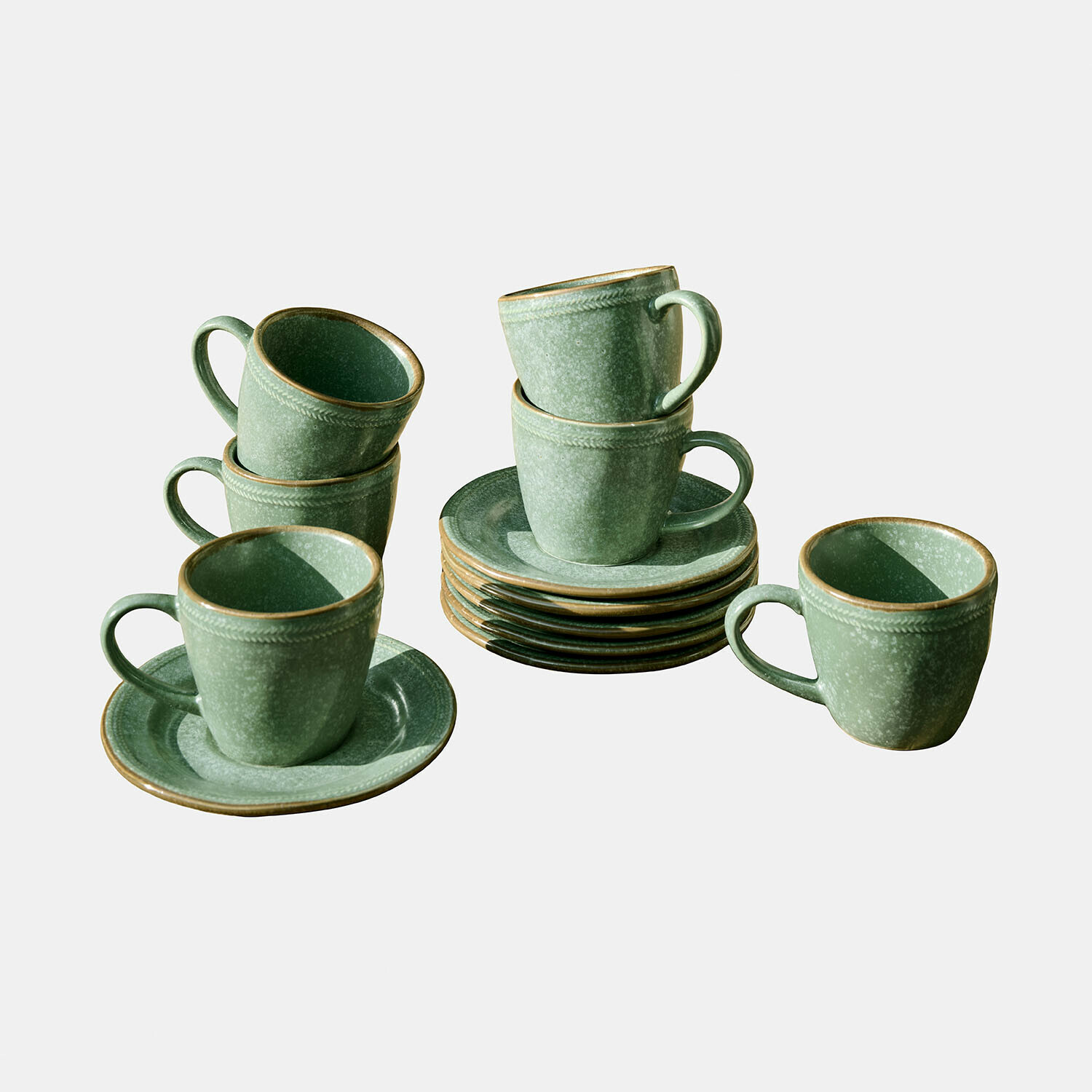 Kopje met schoteltje set van 6 Norrvik