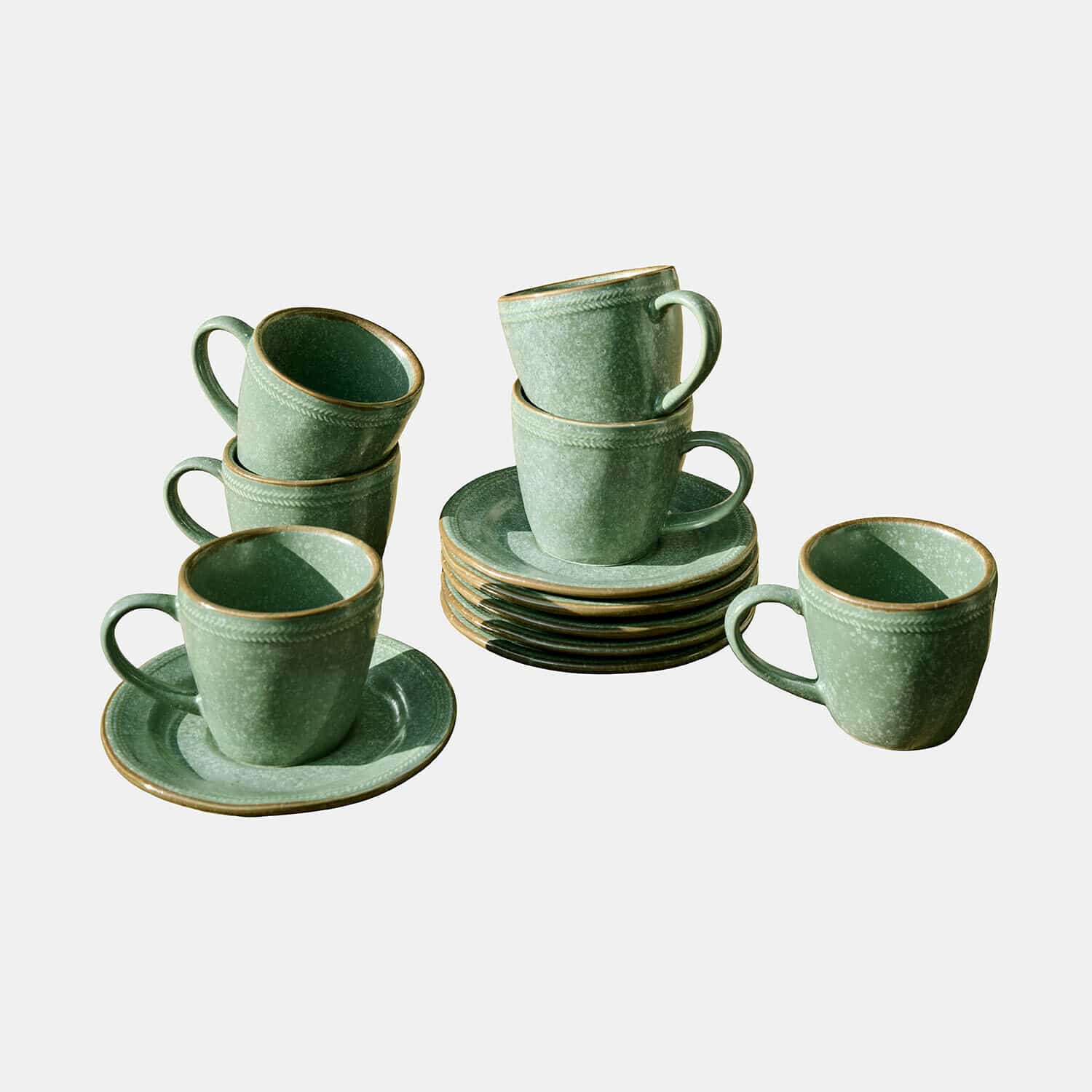 Kopje met schoteltje set van 6 Norrvik
