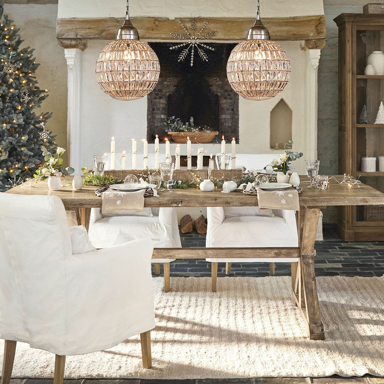 Bord set van 4 Wishes