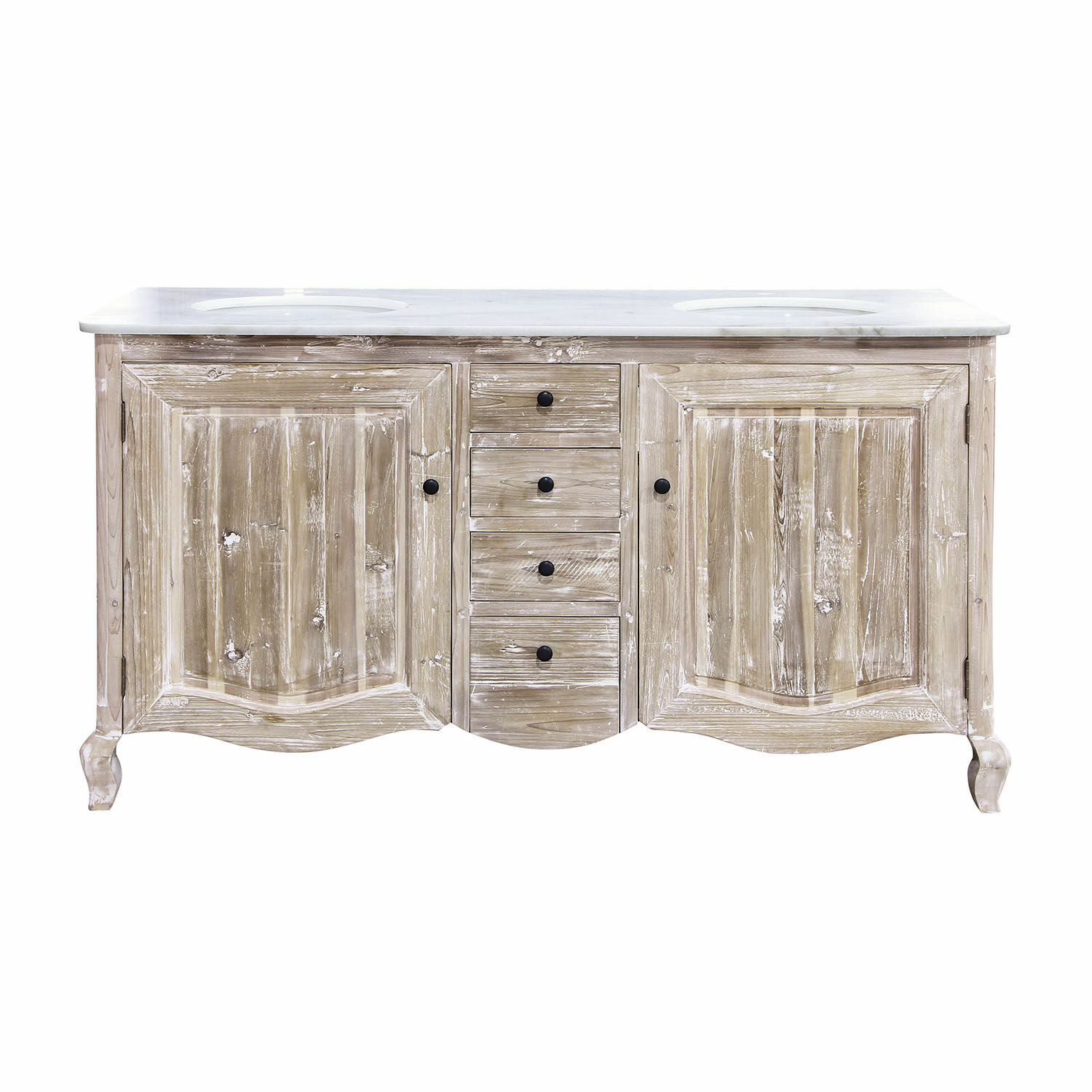 Badkamermeubel met dubbele wastafel Herrick