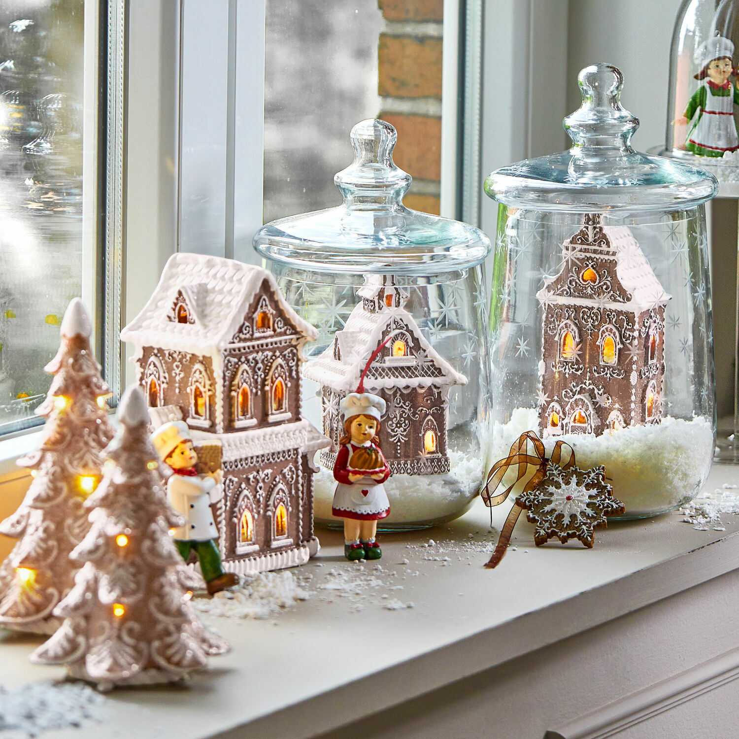 Decoratiehuisje set van 3 Anyama