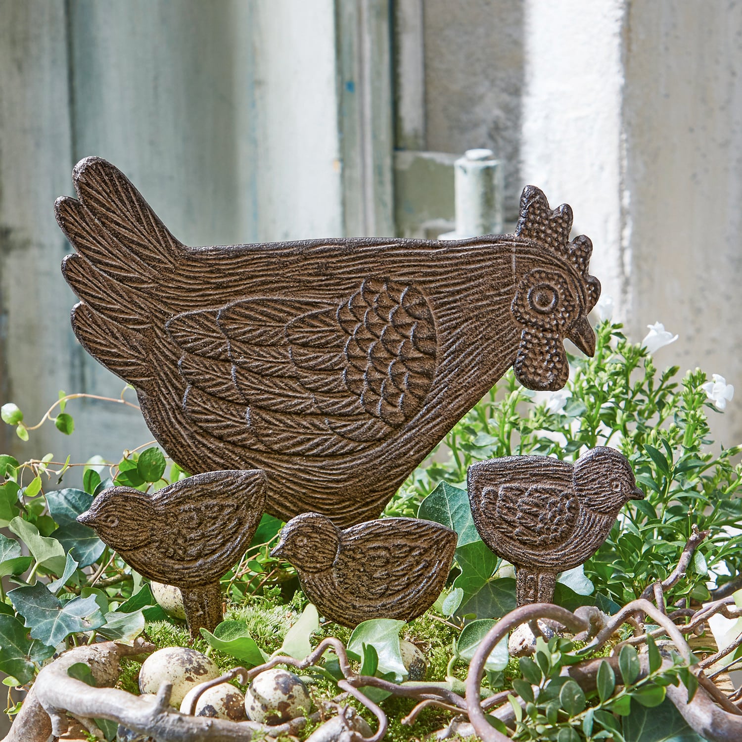 Tuinornament, set van 4 Ellison
