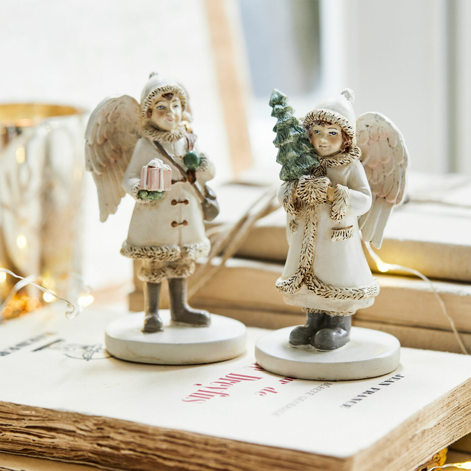 Kerstversiering, set van 2 Children