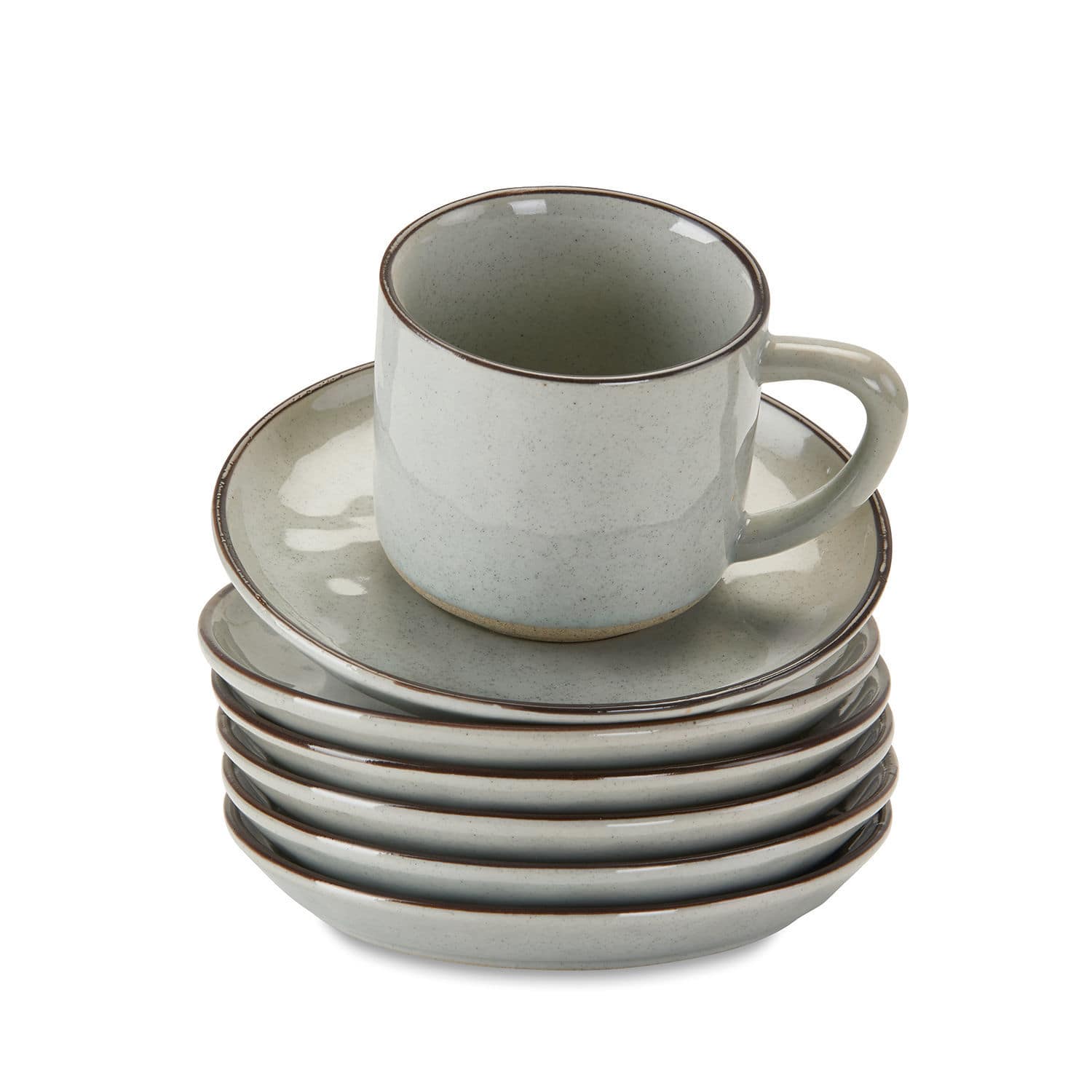 Kopje en schoteltje set van 6 Biarré