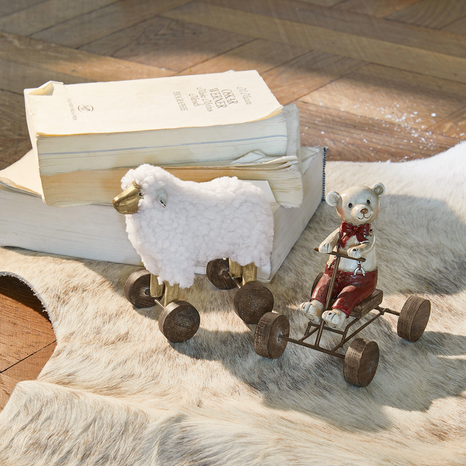 Beeldje set van 2 Playground