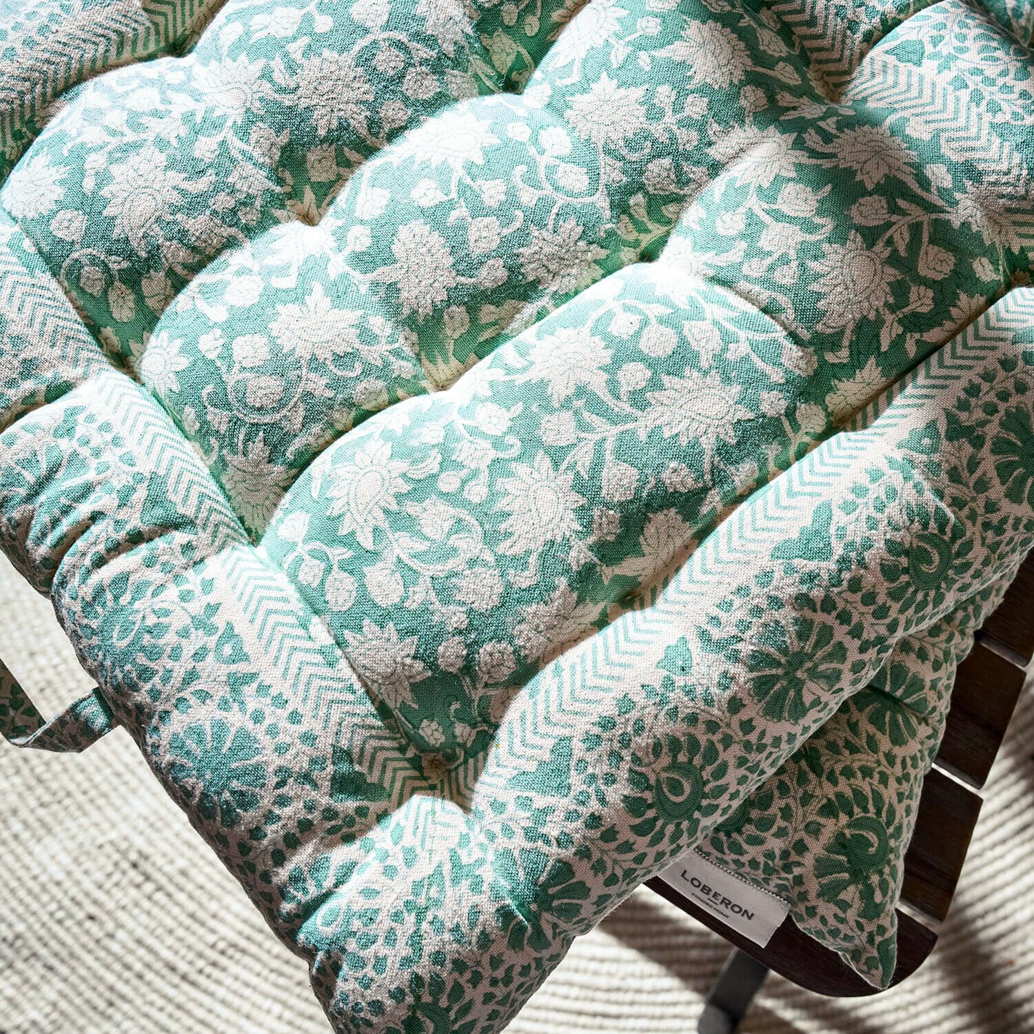 Stoelkussen set van 2 Fleuronnes