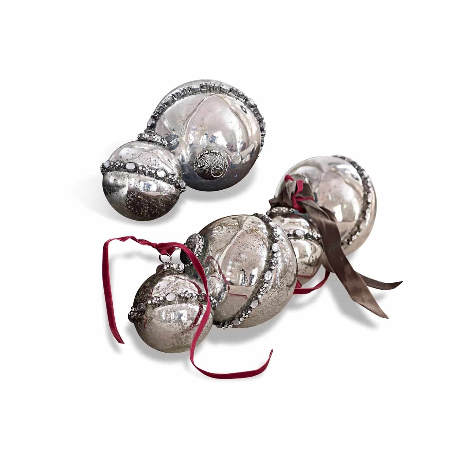 Kerstversiering set van 6 Cloé