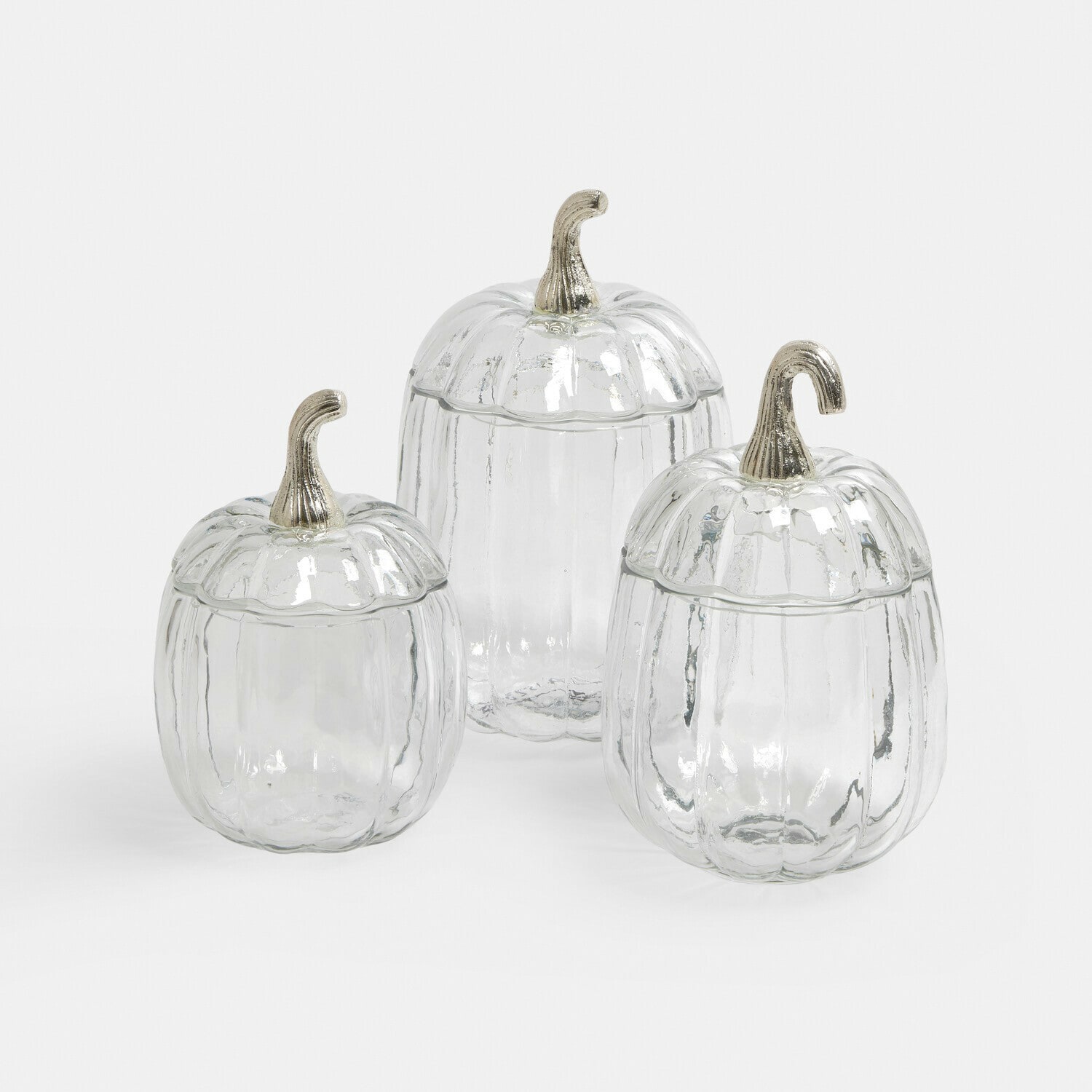 Glazen pot set van 3 Alérisse