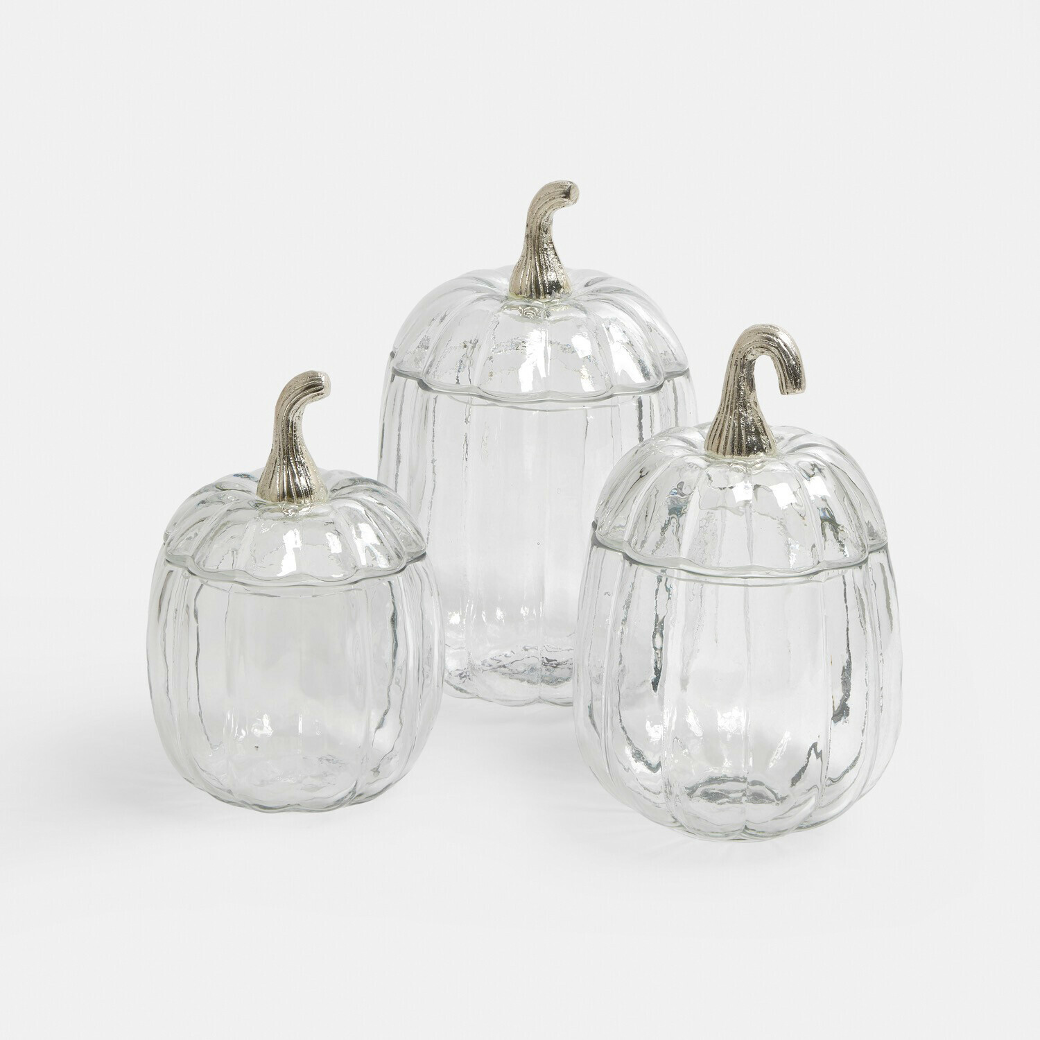 Glazen pot set van 3 Alérisse