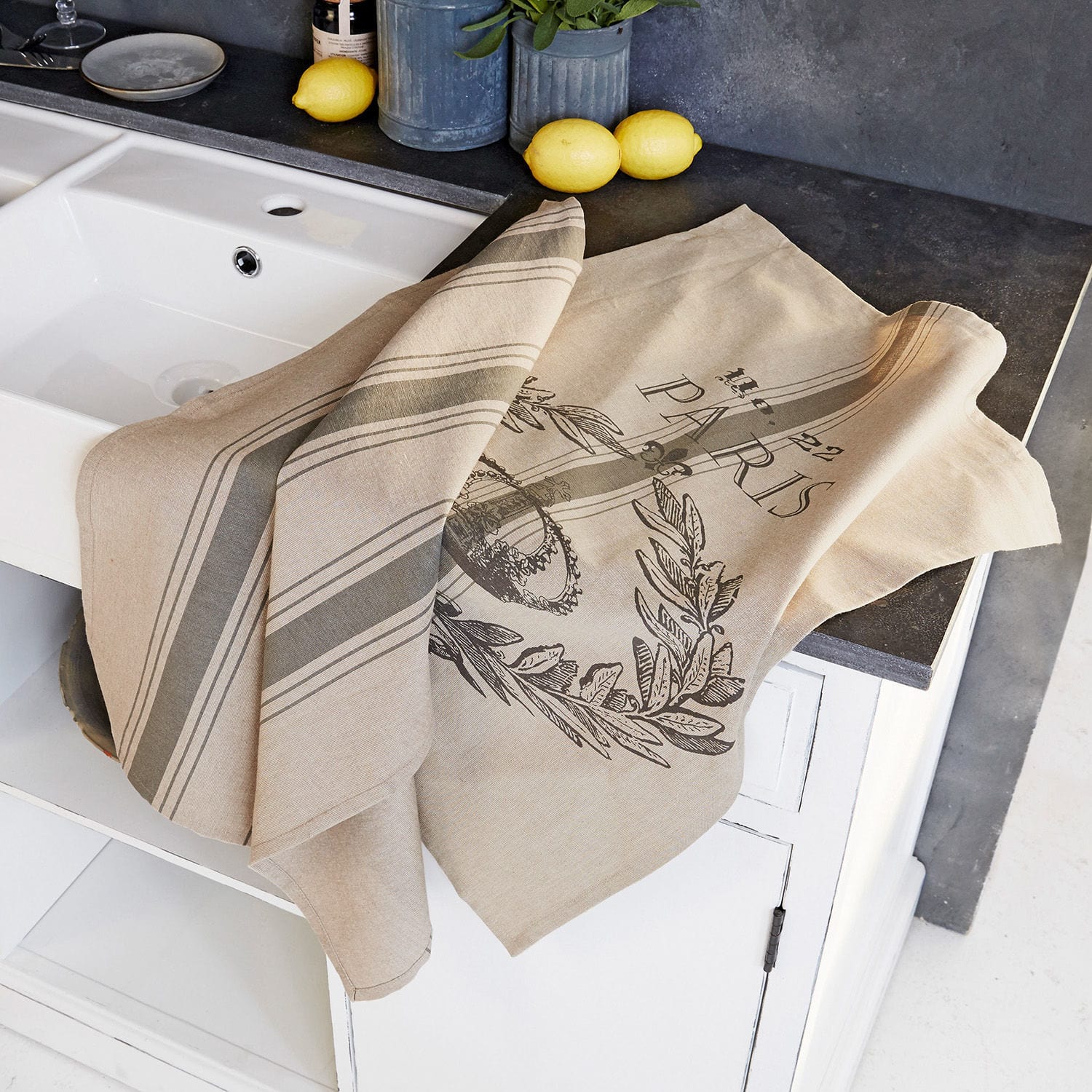Theedoek set van 2 Florens