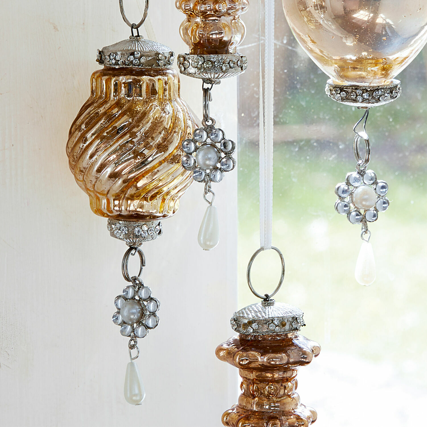 Kerstversiering set van 4 Larme
