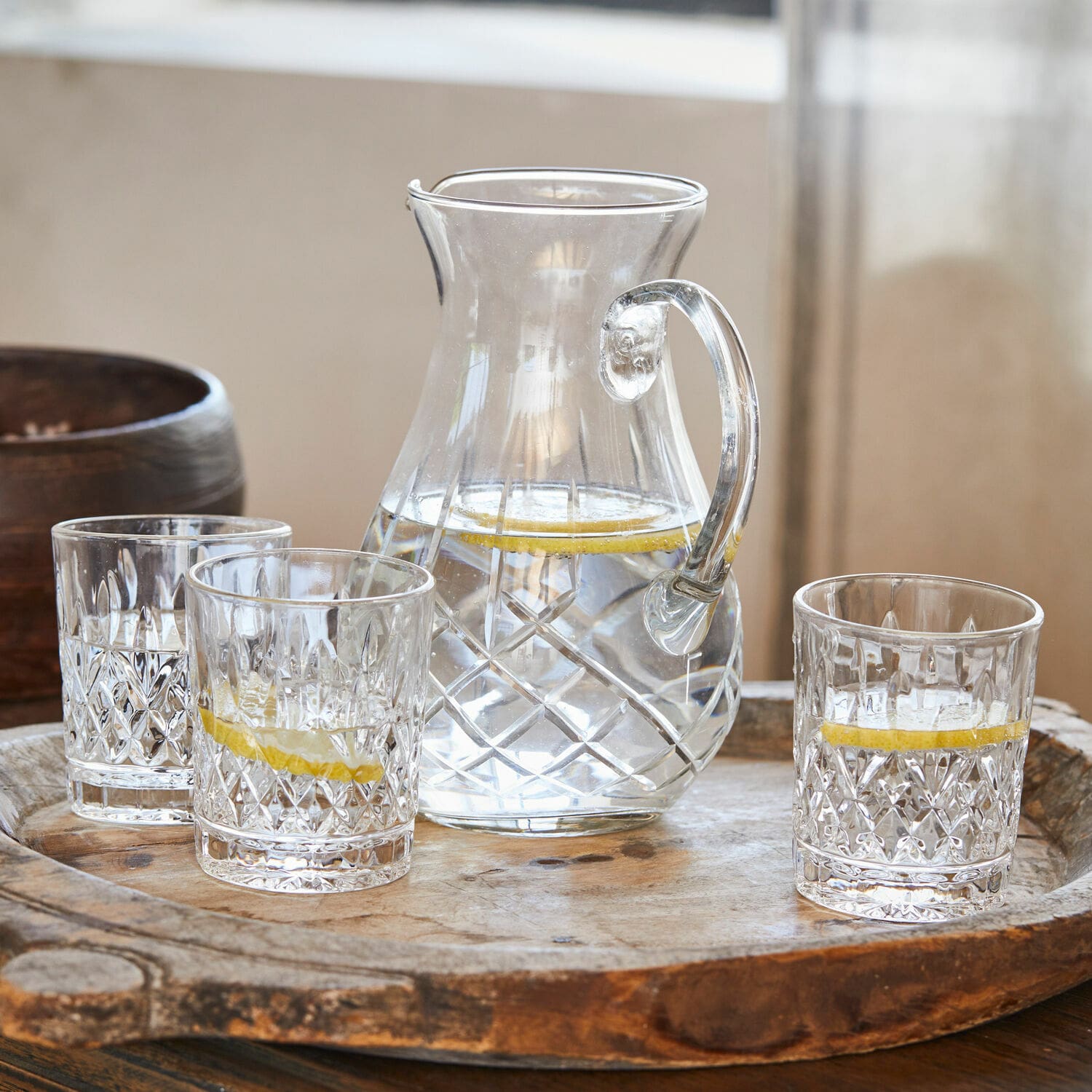 Glas set van 4 Crista