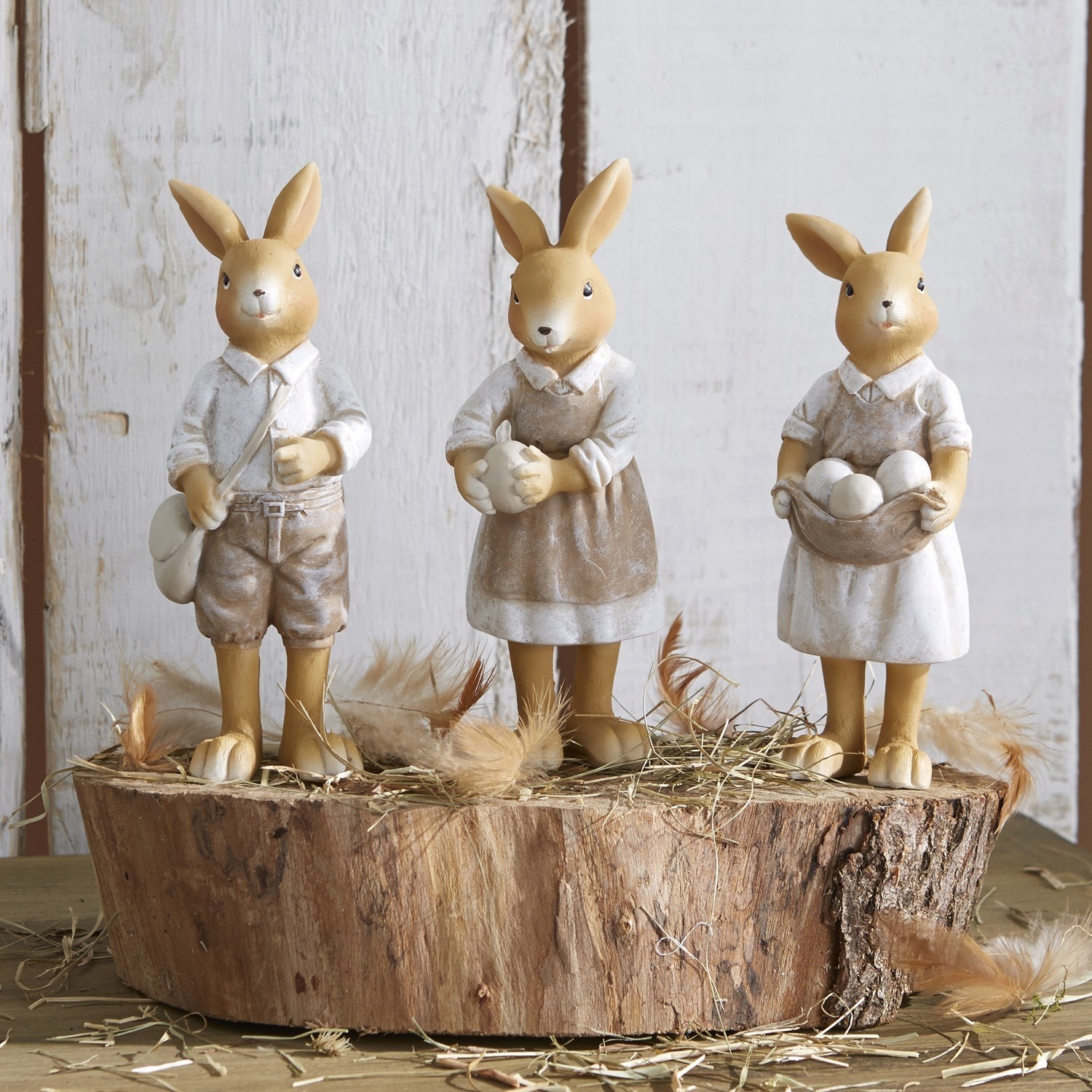 Decoratie hazen set van 3 Trills