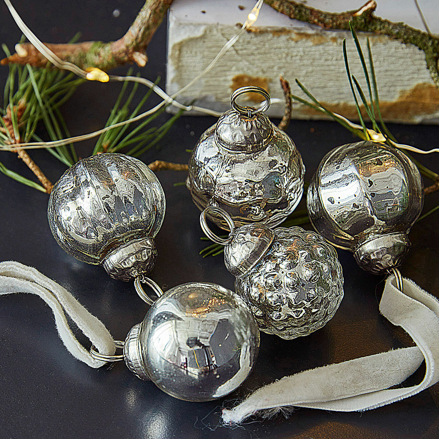 Kerstversiering set van 5 Venise
