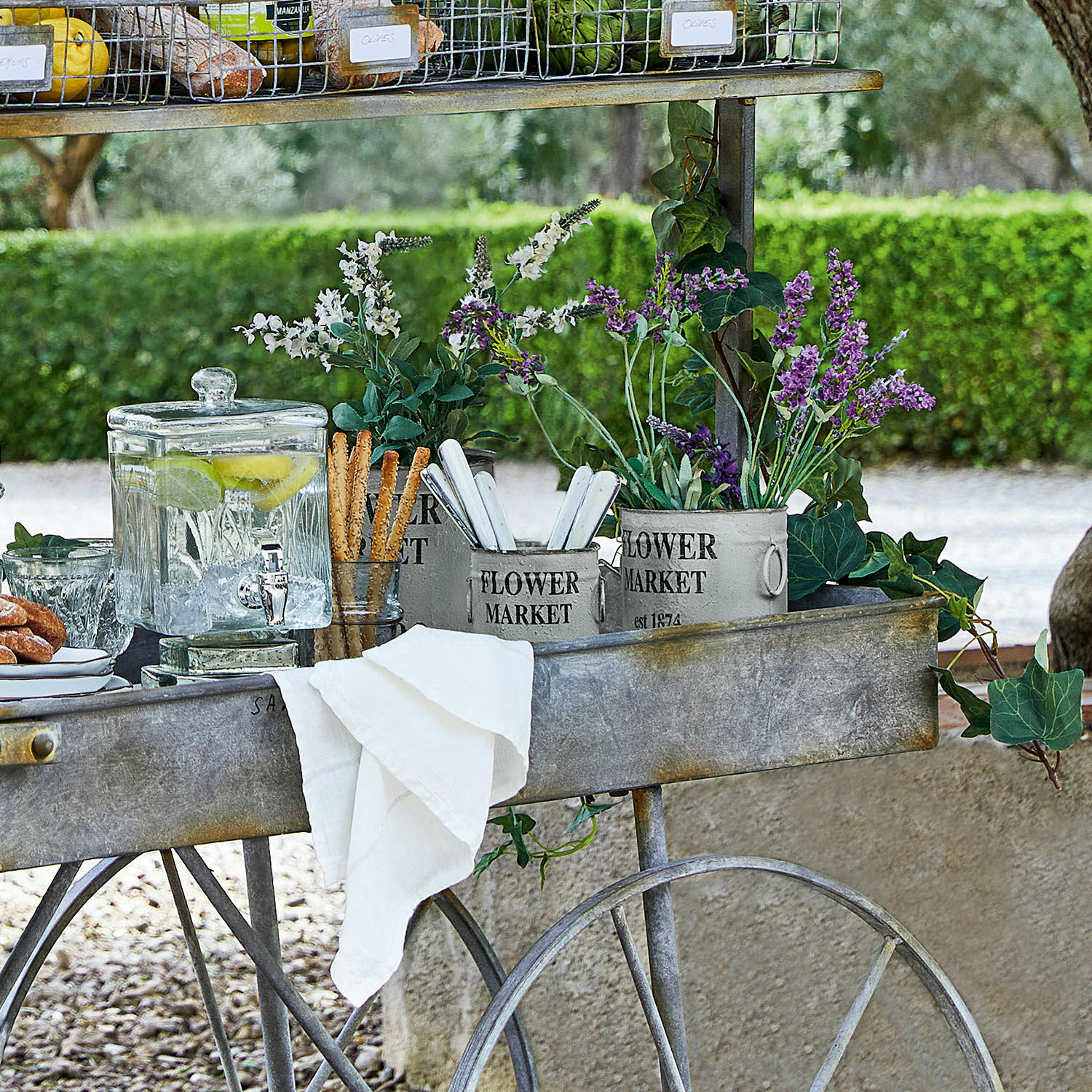 Sierpot set van 3 Flower Market