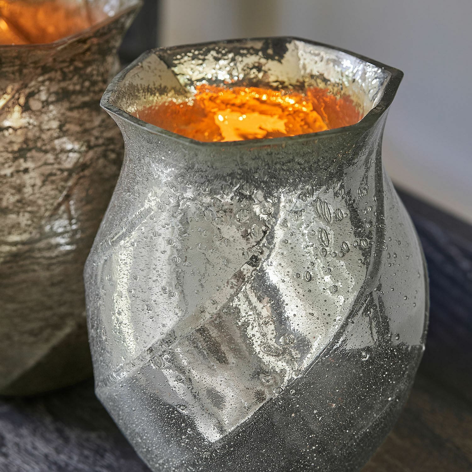 Windlicht set van 2 Tixovel