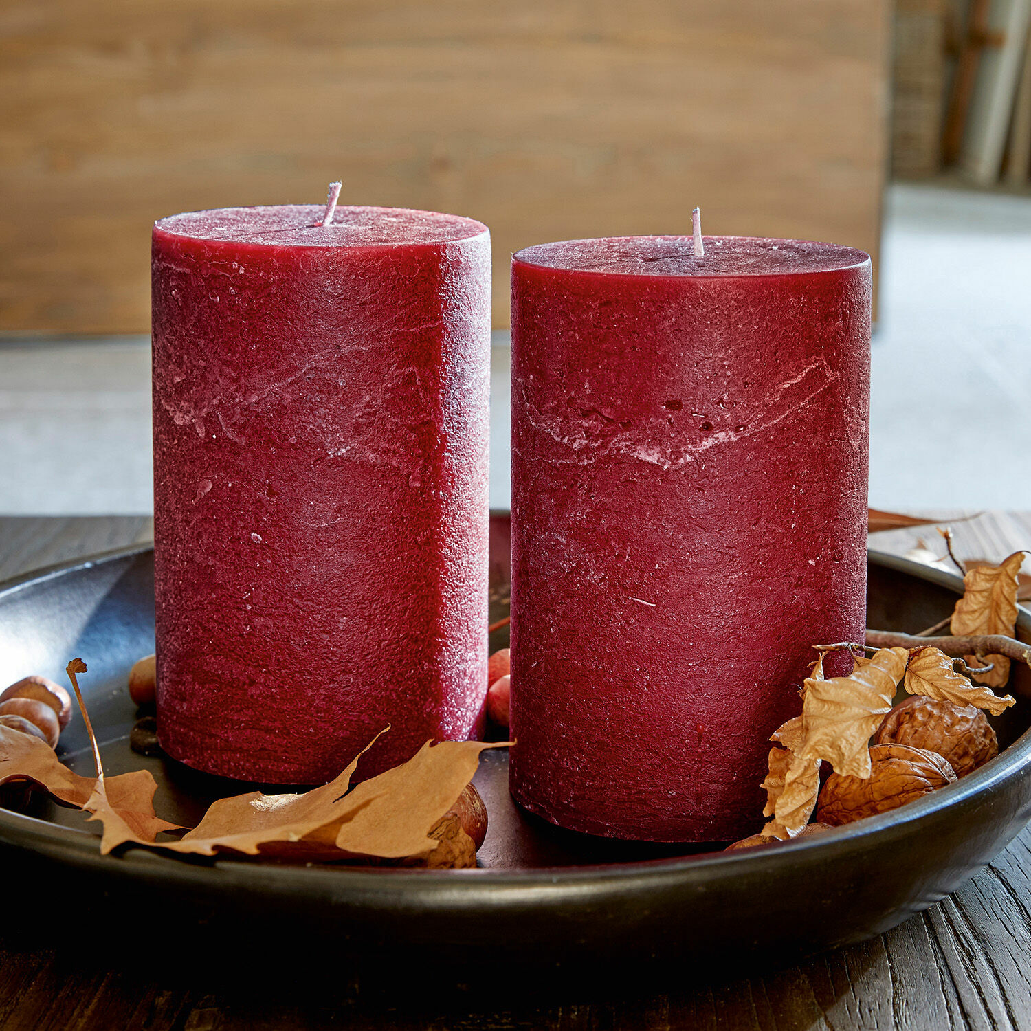 Kaars set van 2 Oviedo