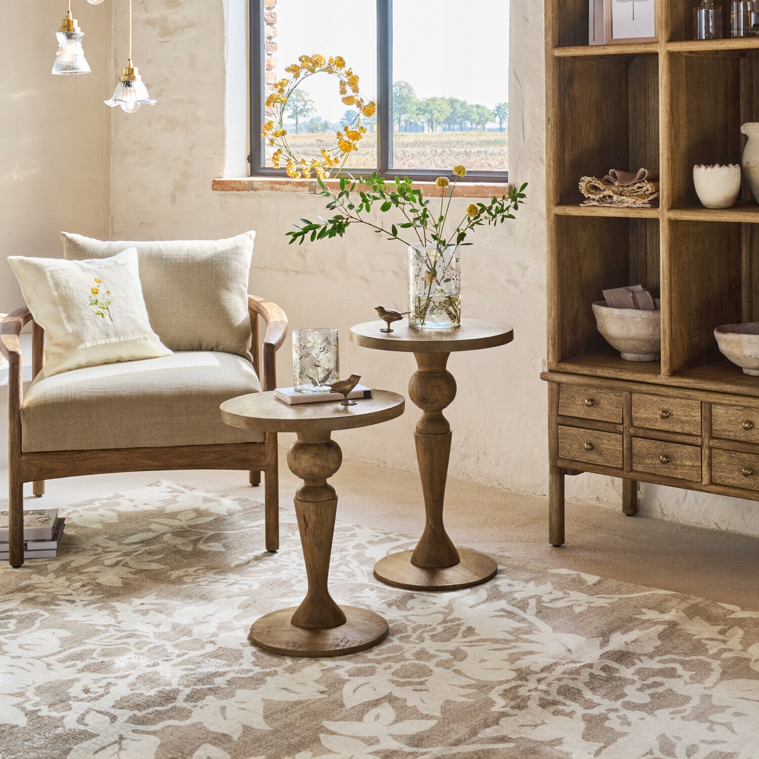 Bijzettafeltje set van 2 Corviana