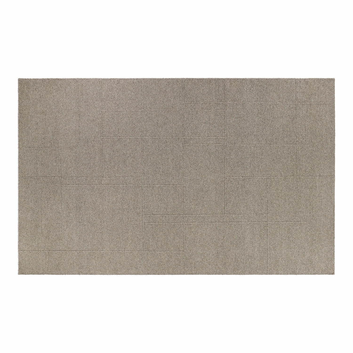 Vloerkleed Tharim Beige vloerkleed met subtiel geometrisch patroon, zacht materiaal, geschikt voor woonkamer