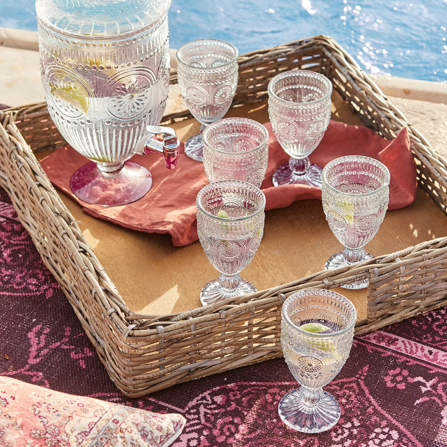 Glas set van 6 Leatrice