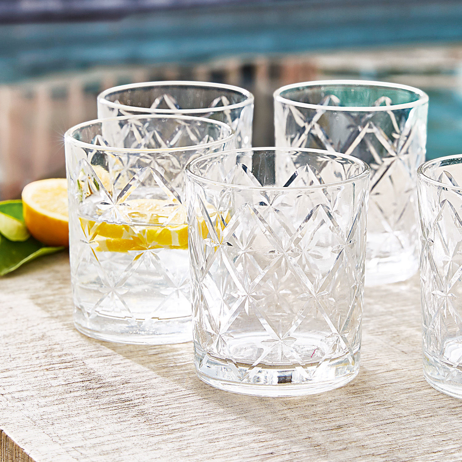 Whiskyglas set van 6 Bayonne