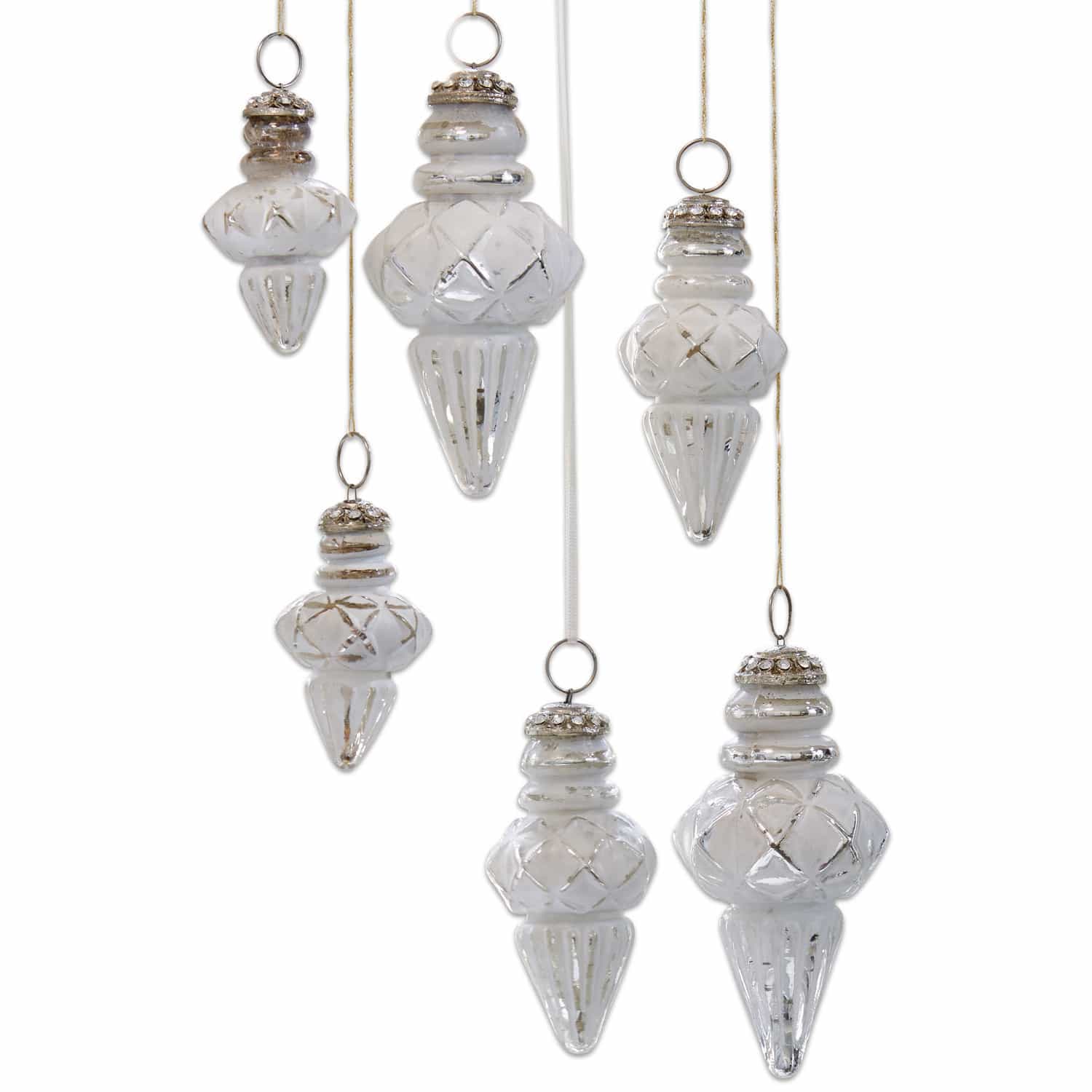 Kerstversiering set van 6 Belle