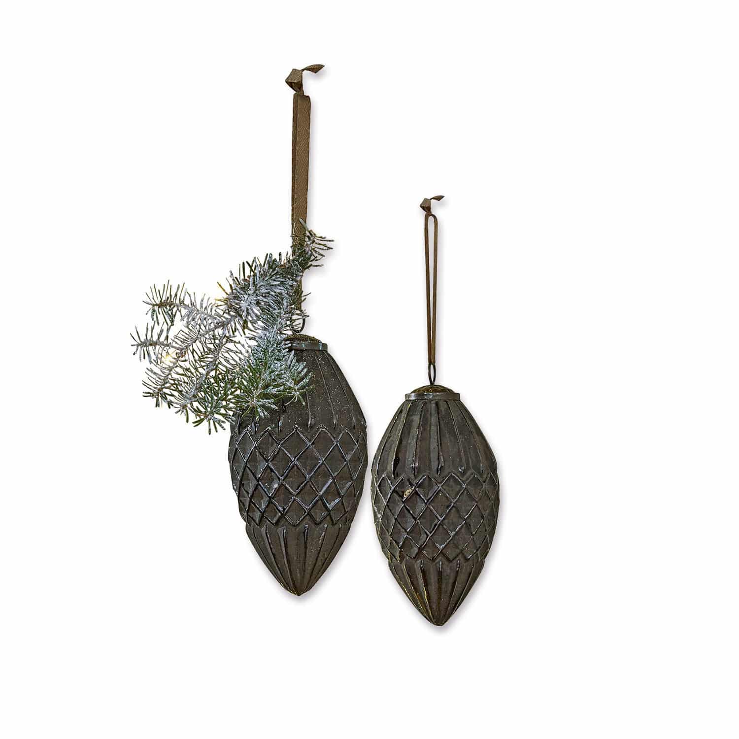 Kerstversiering, set van 2 Tusson