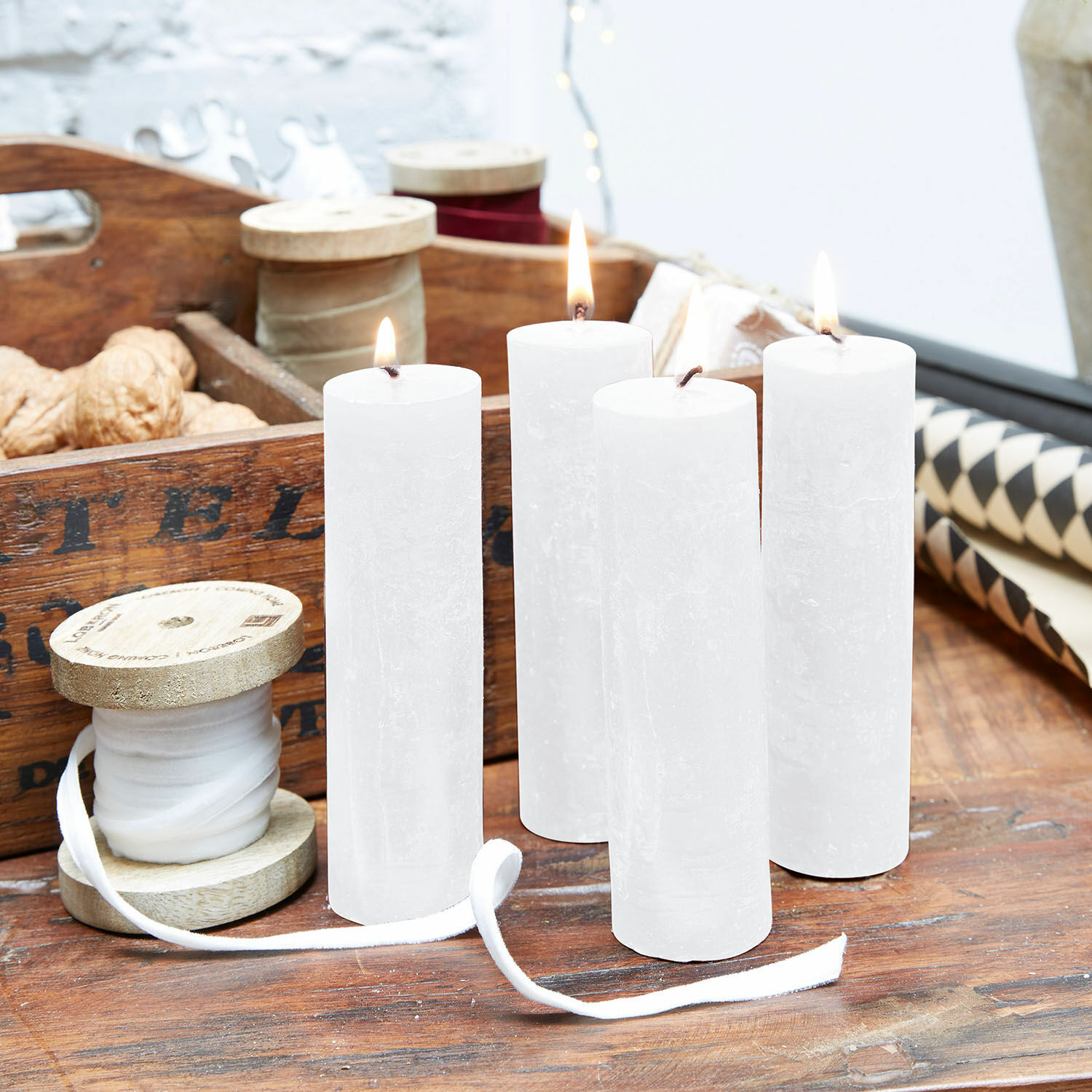 Kaars set van 4 Muriel