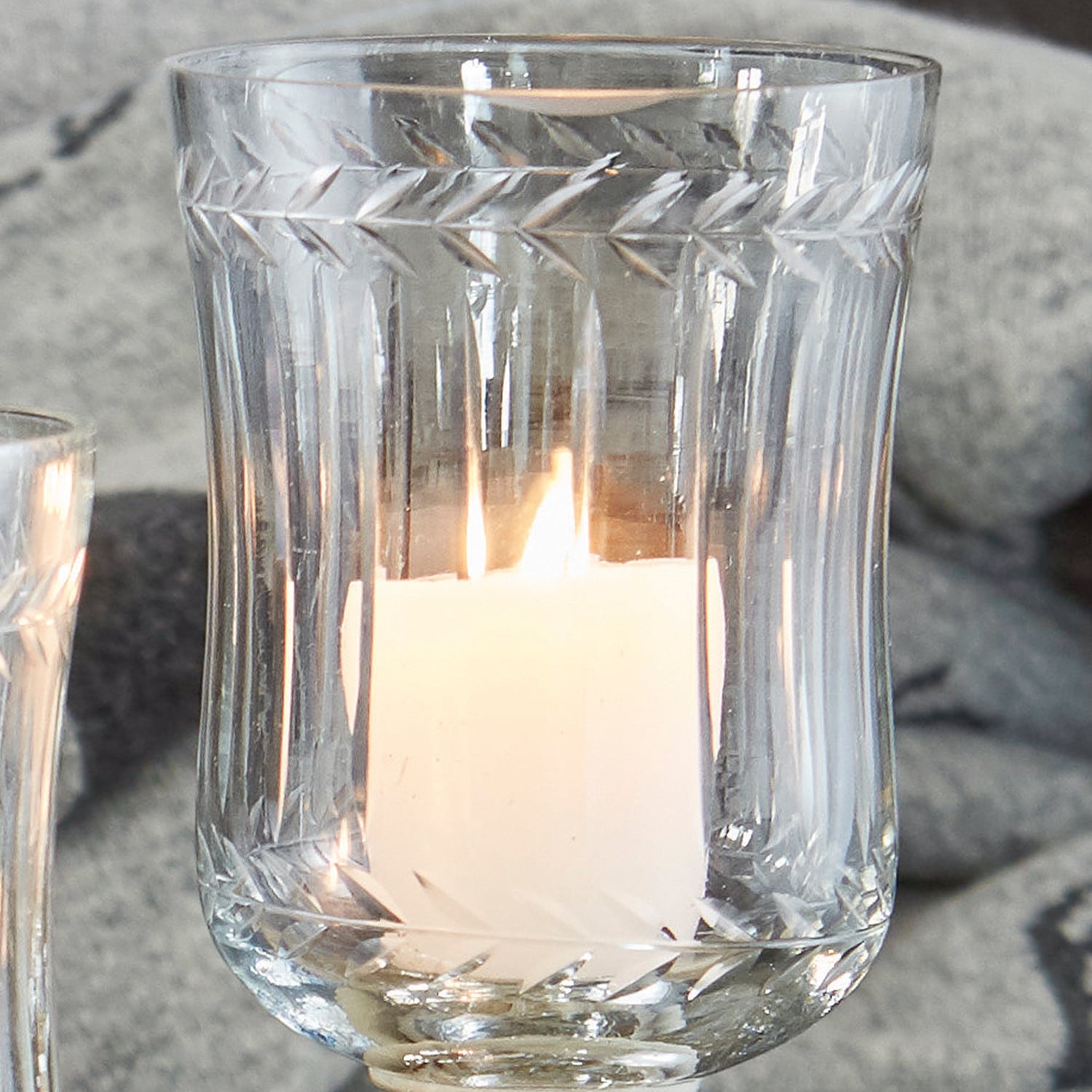 Windlicht set van 2 Ely