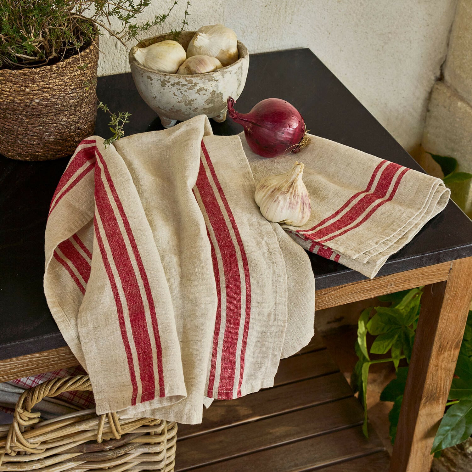 Theedoek set van 2 Norisse