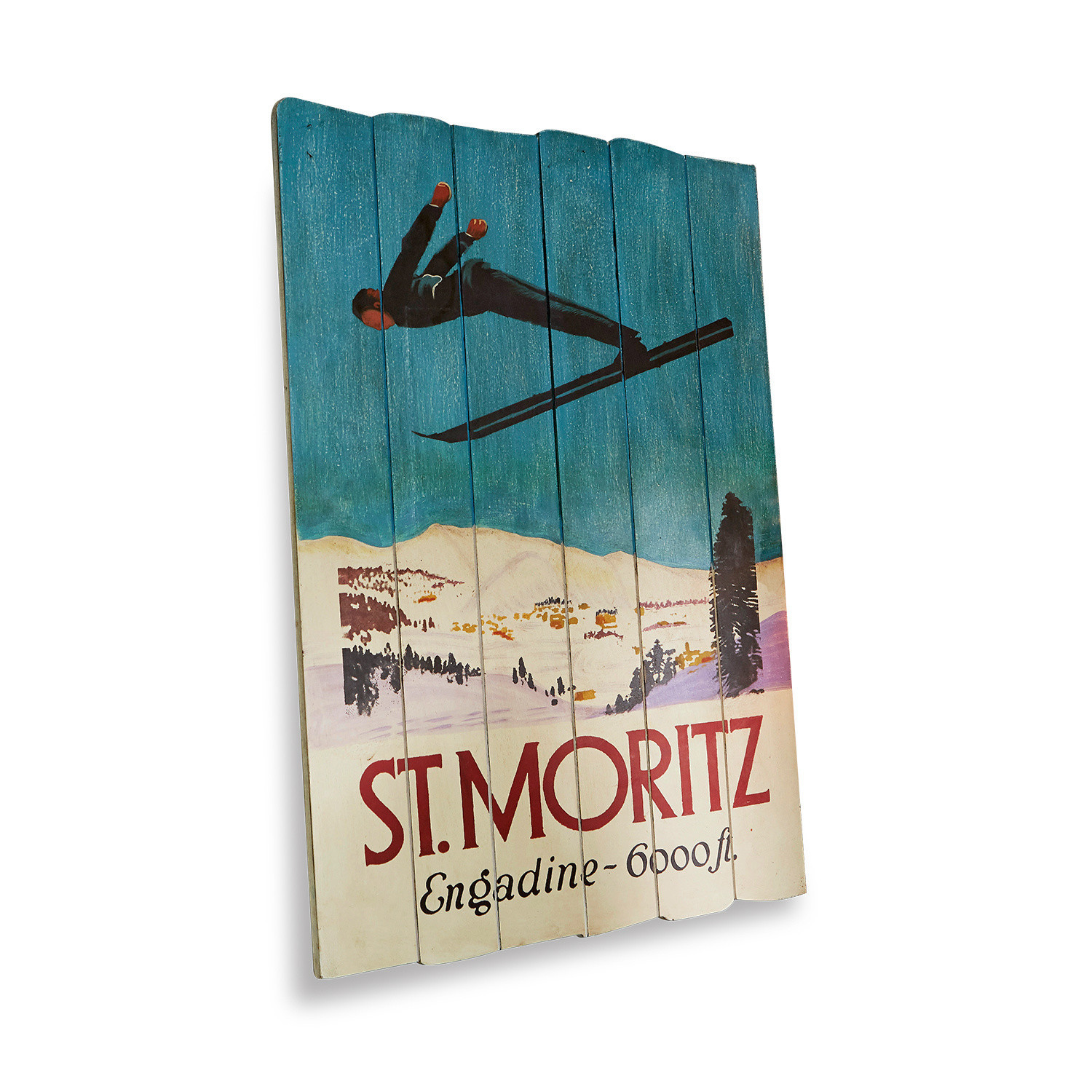 Decoratiebord St. Moritz