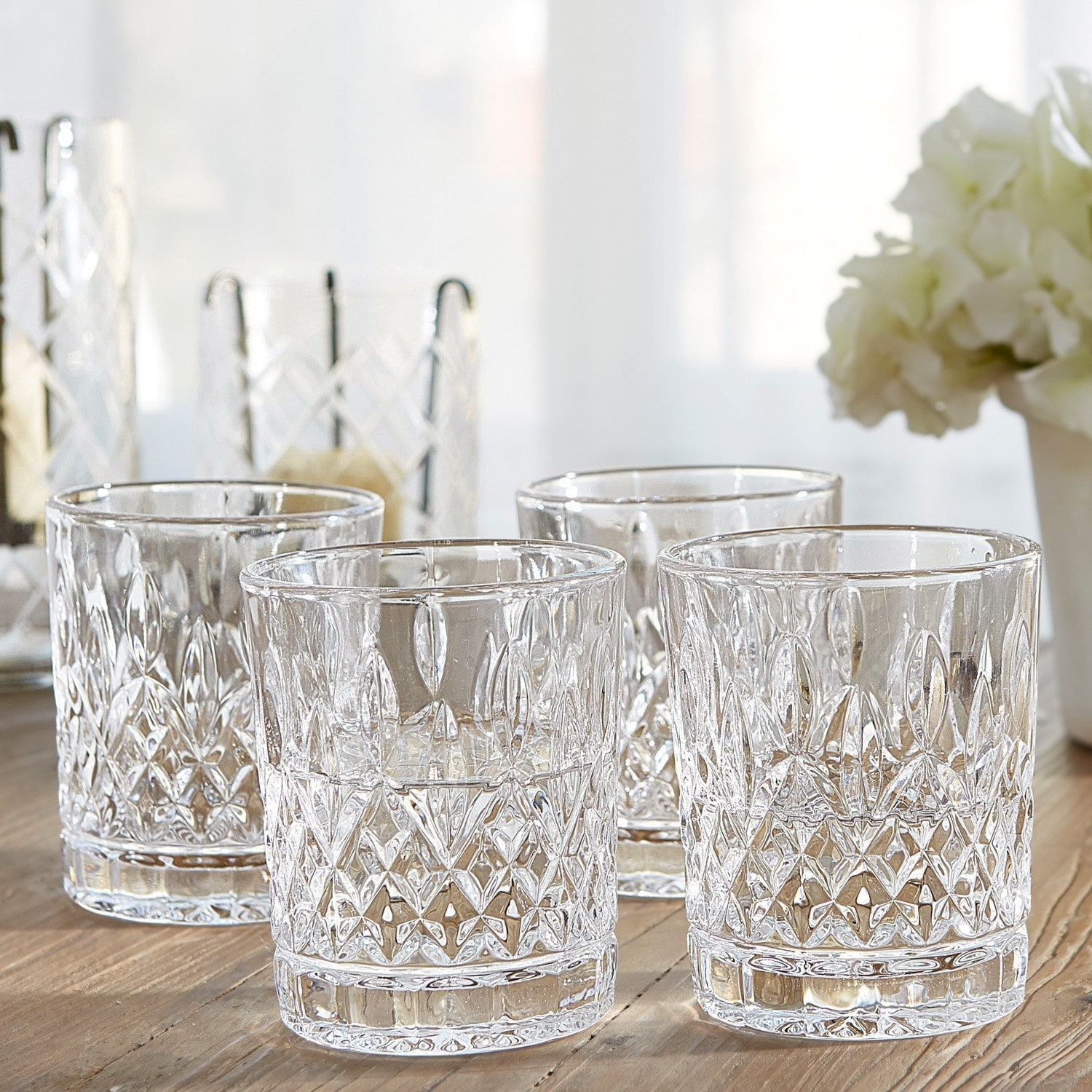 Glas set van 4 Crista