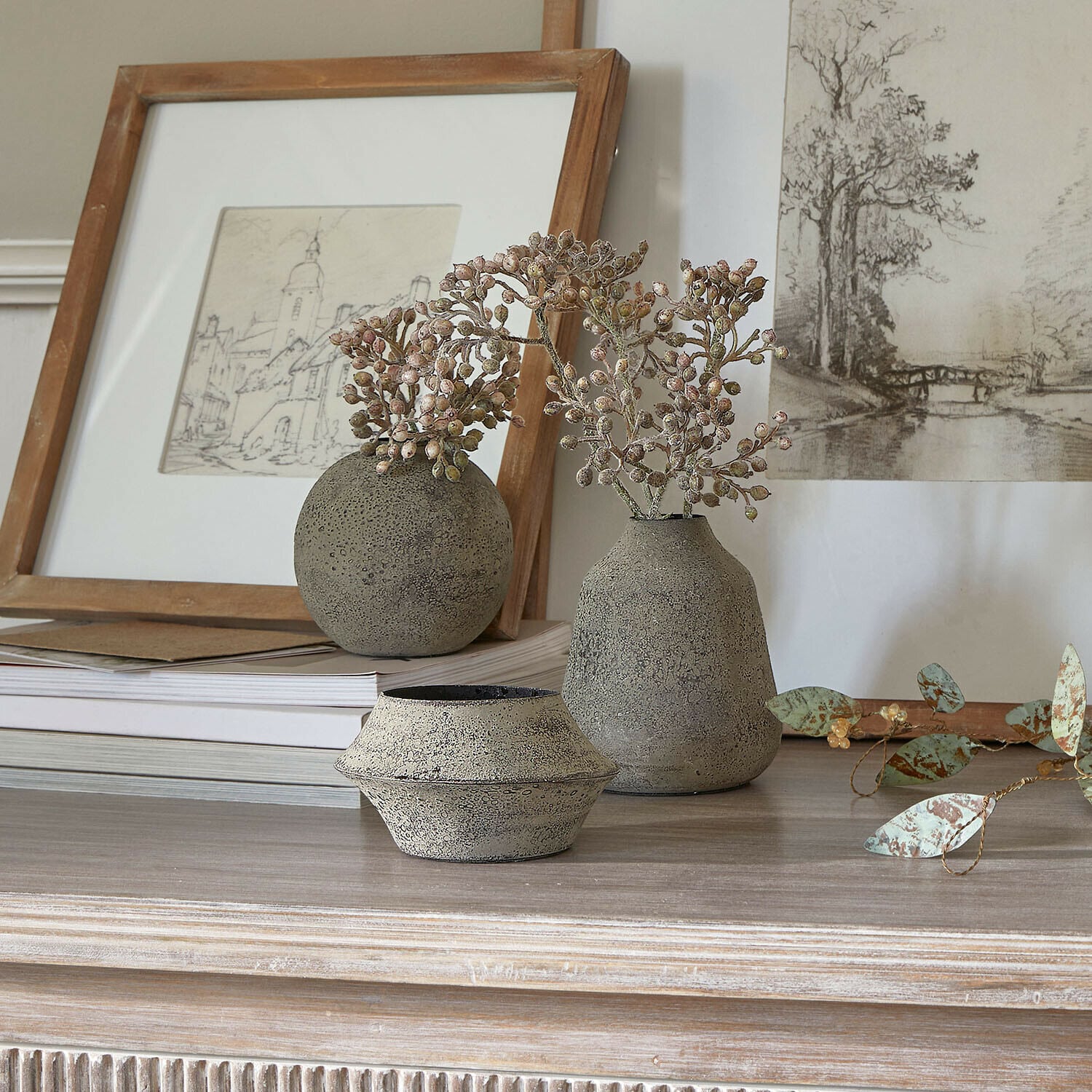 Vaas set van 3 Nalira