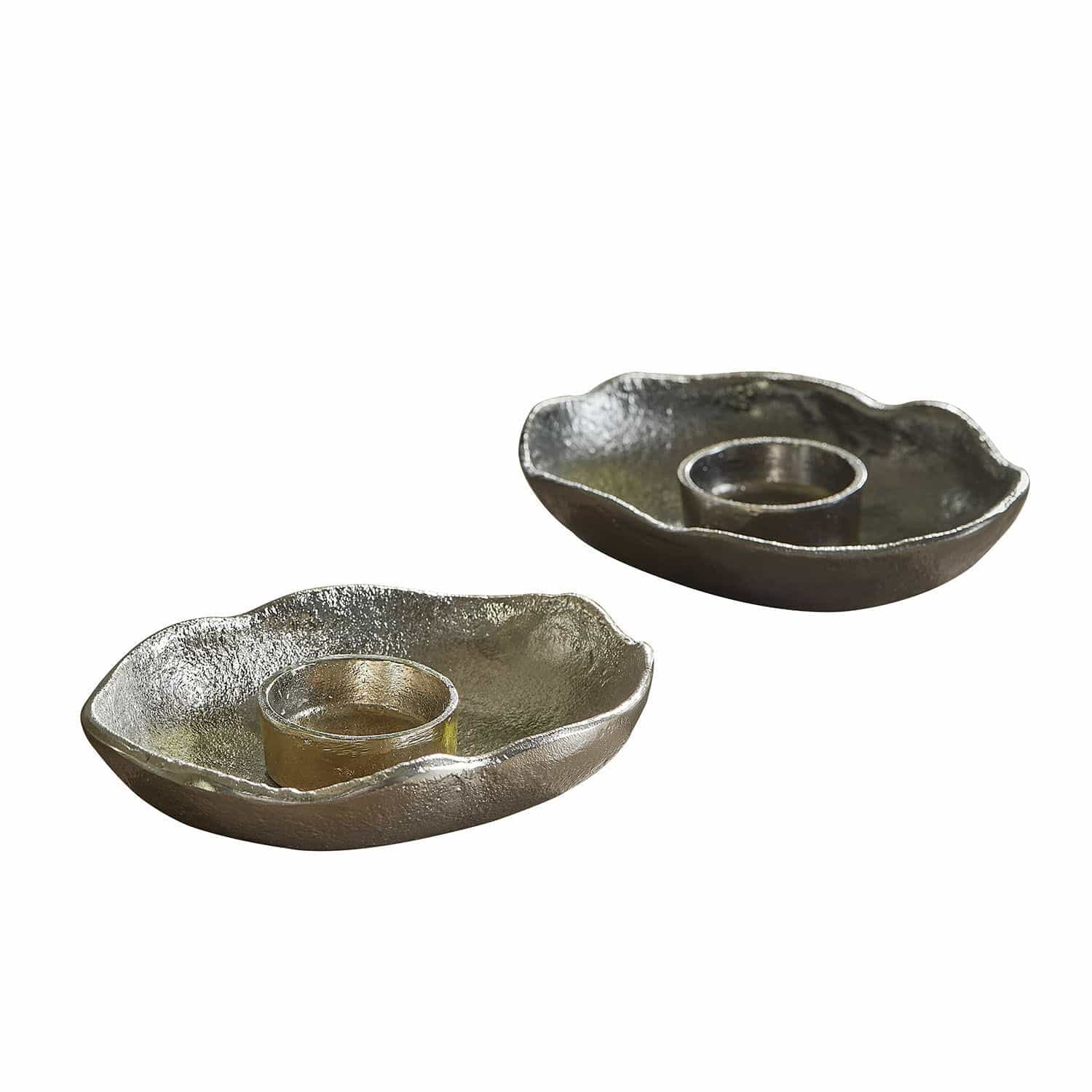 Kaarsenhouder set van 2 Quilvano