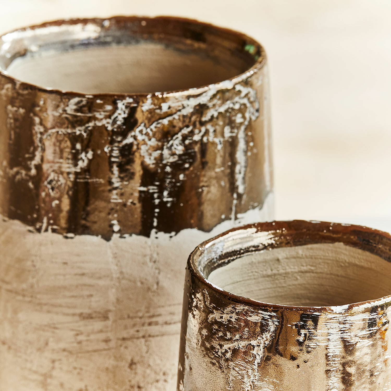 Vaas set van 2 Hafira