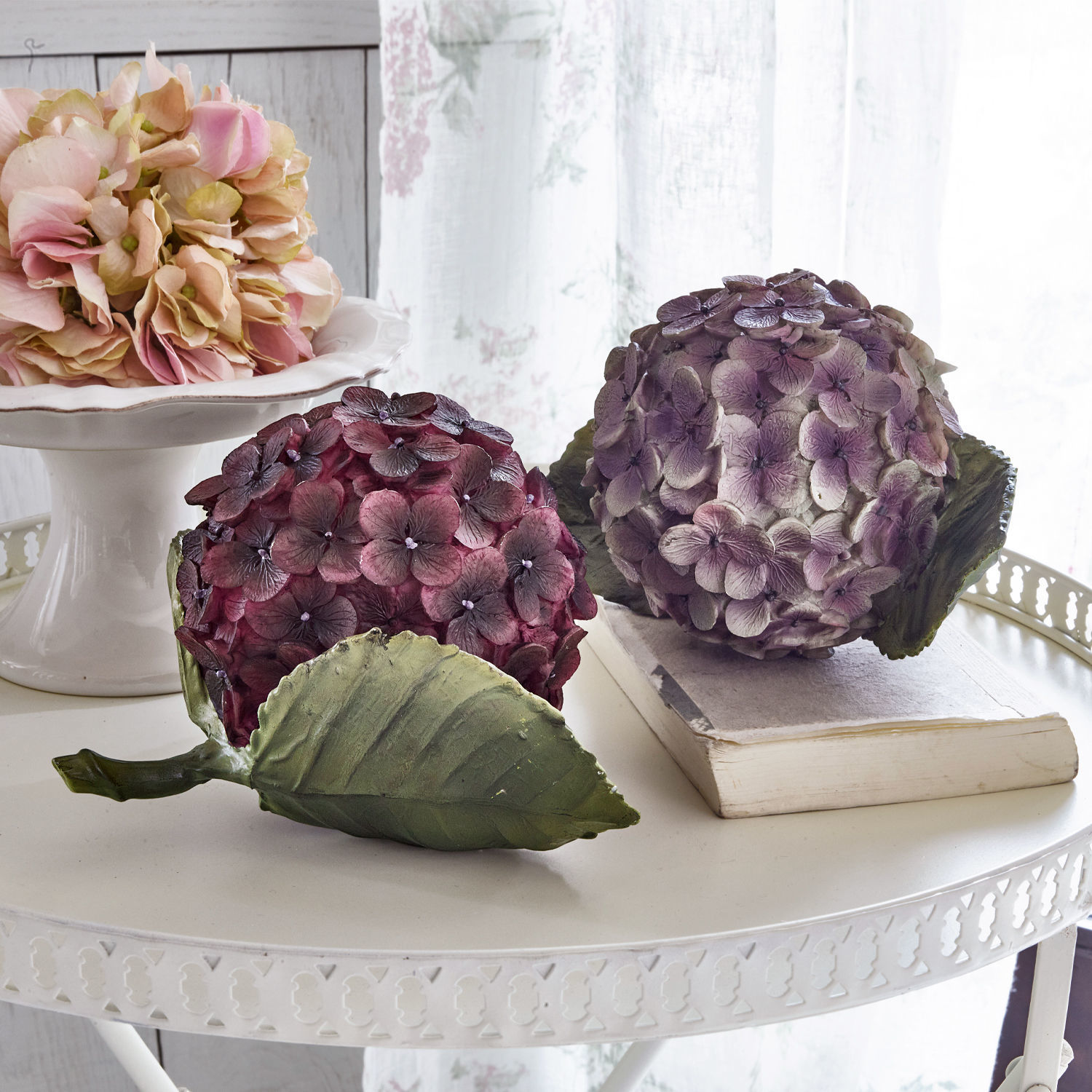 Sierbloem set van 2 Hortensie