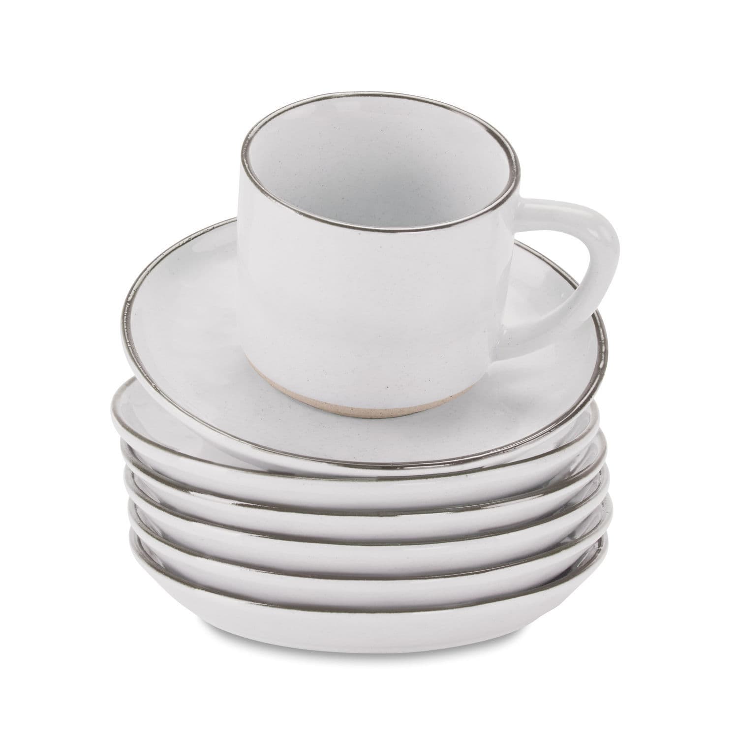 Kopje en schoteltje set van 6 Biarré