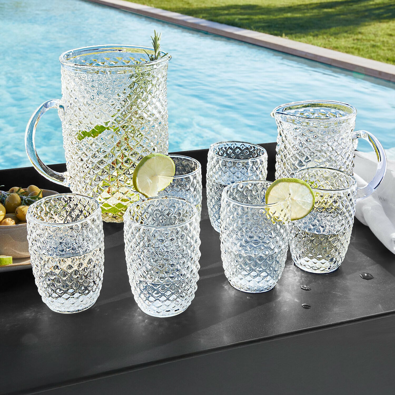 Glas set van 6 Ivorias