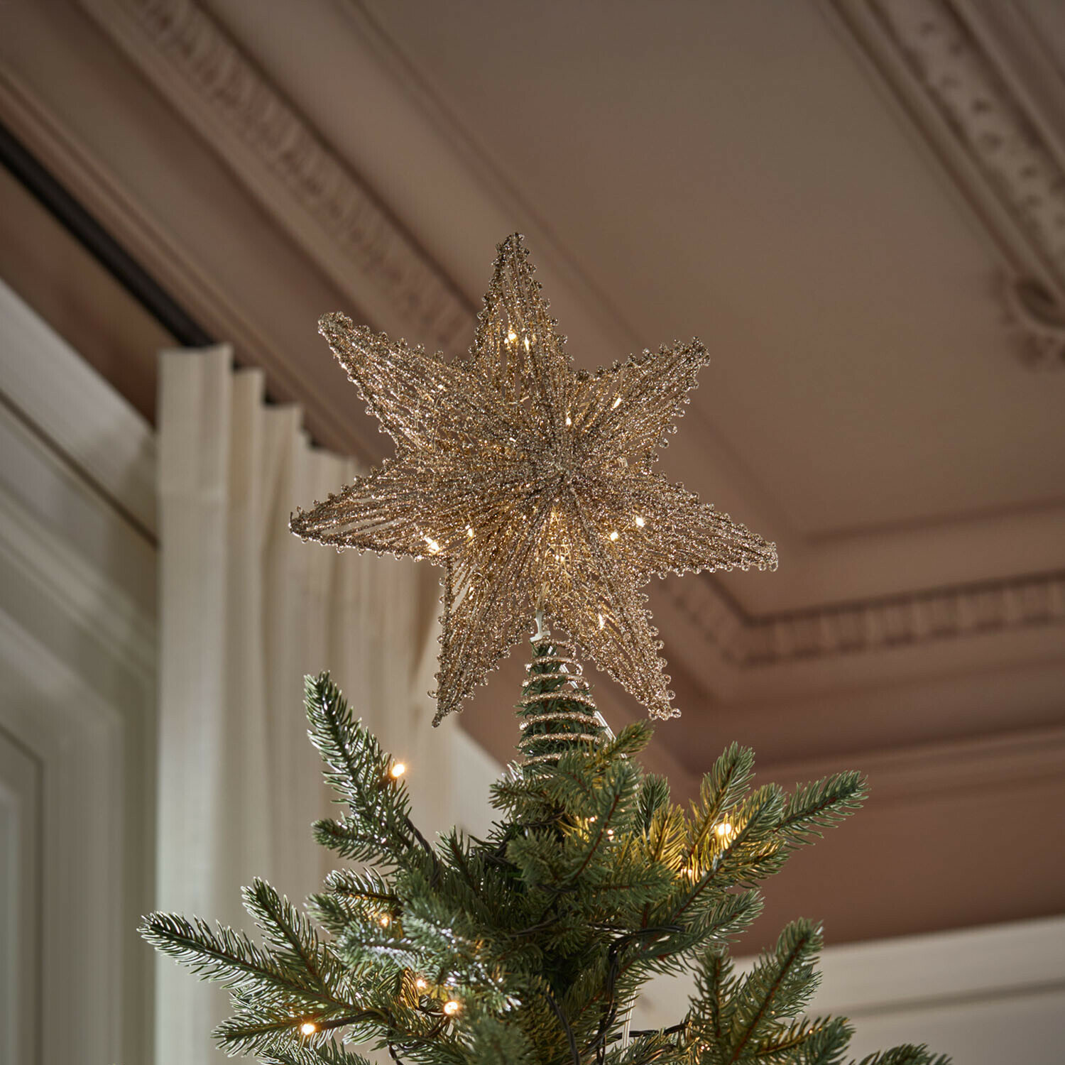 Kerstboompiek met leds Amarosas