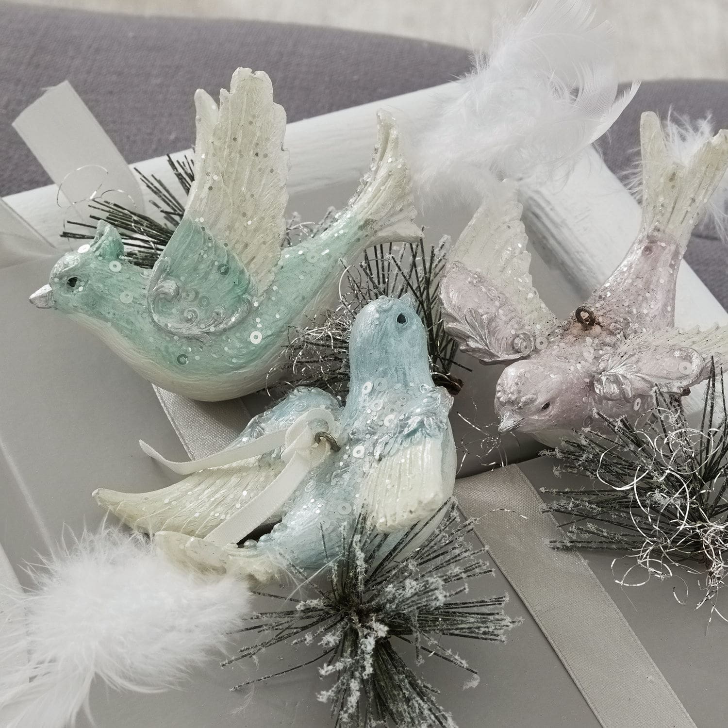 Vogeltje set van 3 Cendrey