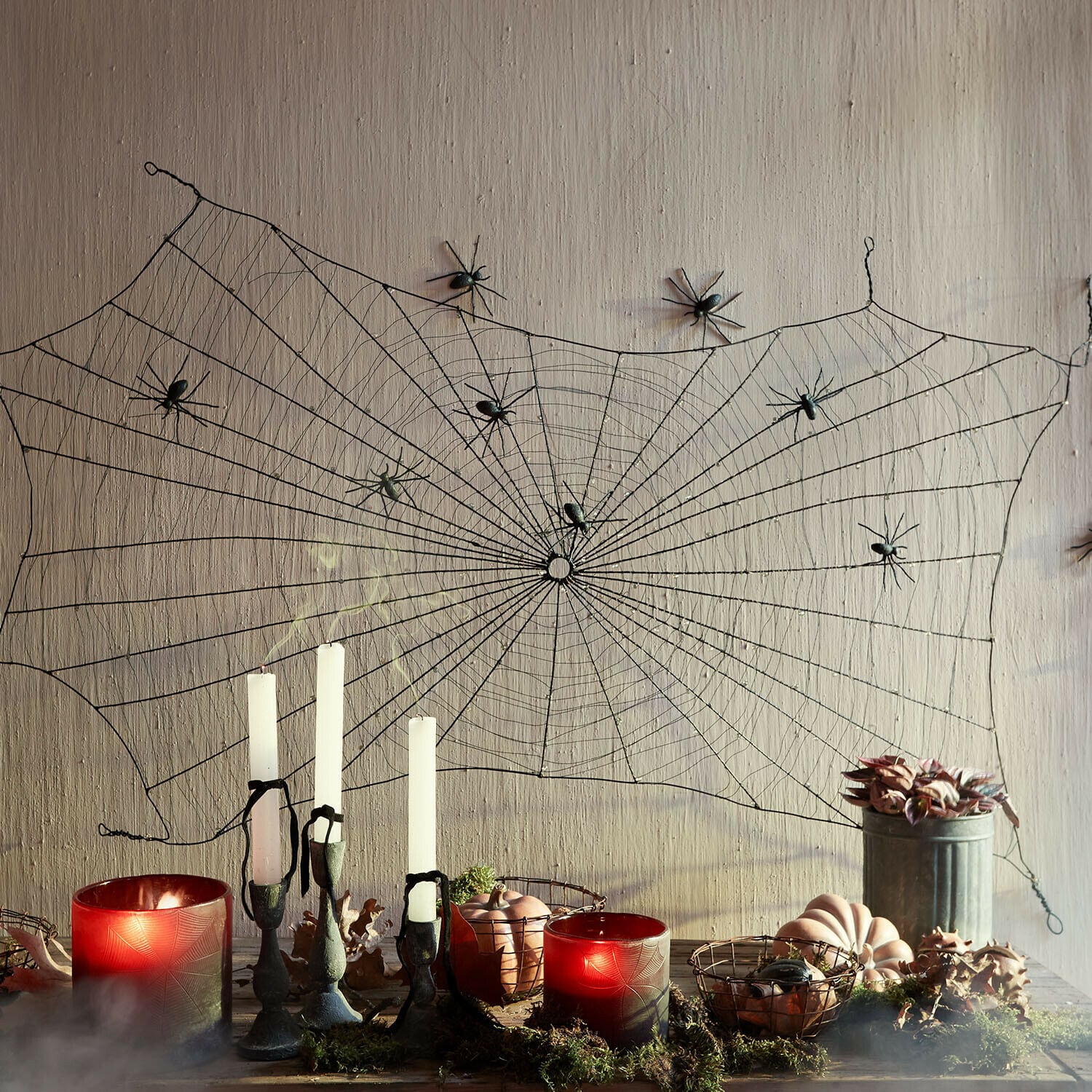 Decoratieve spin set van 4 Gwynetha