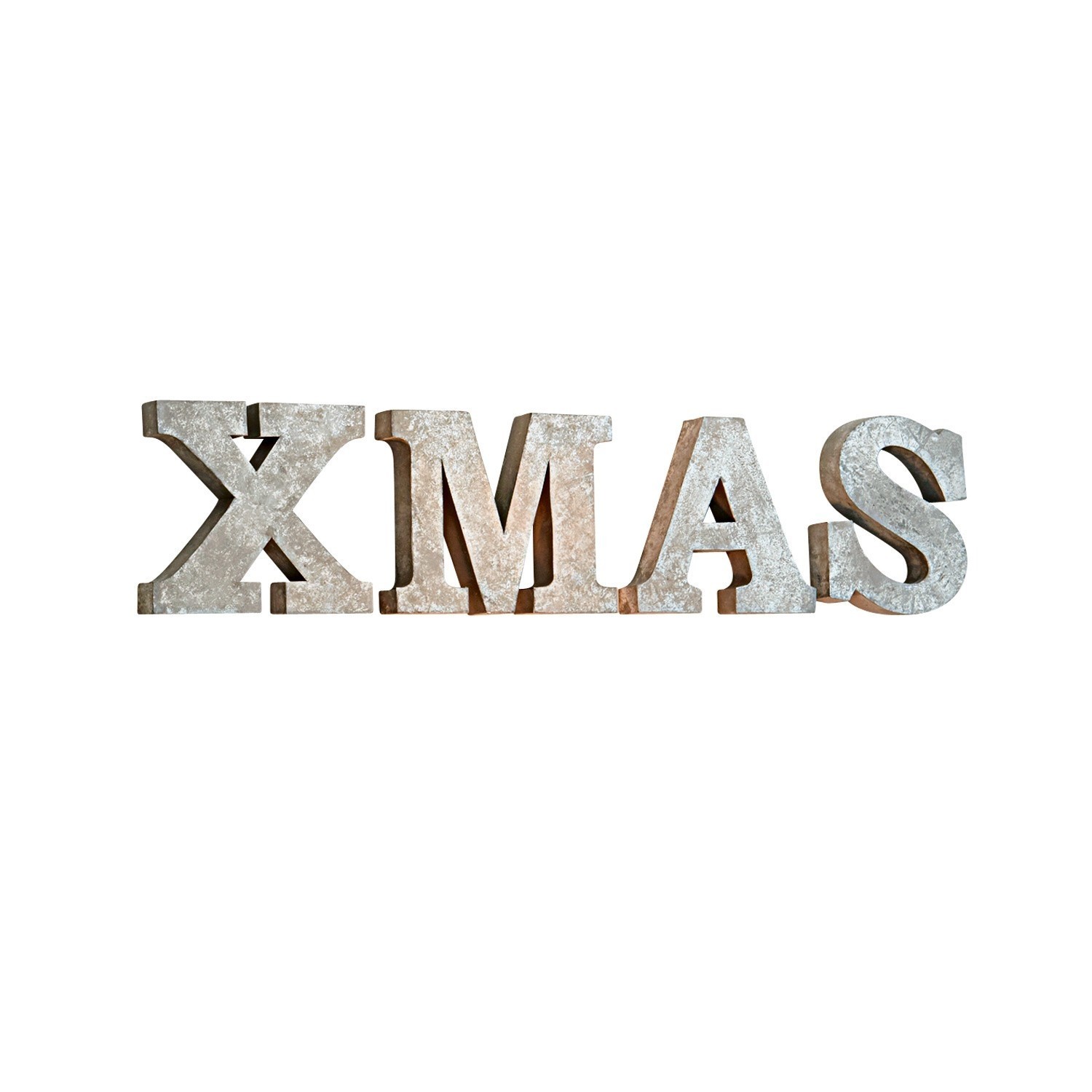 Letters set van 4 XMAS