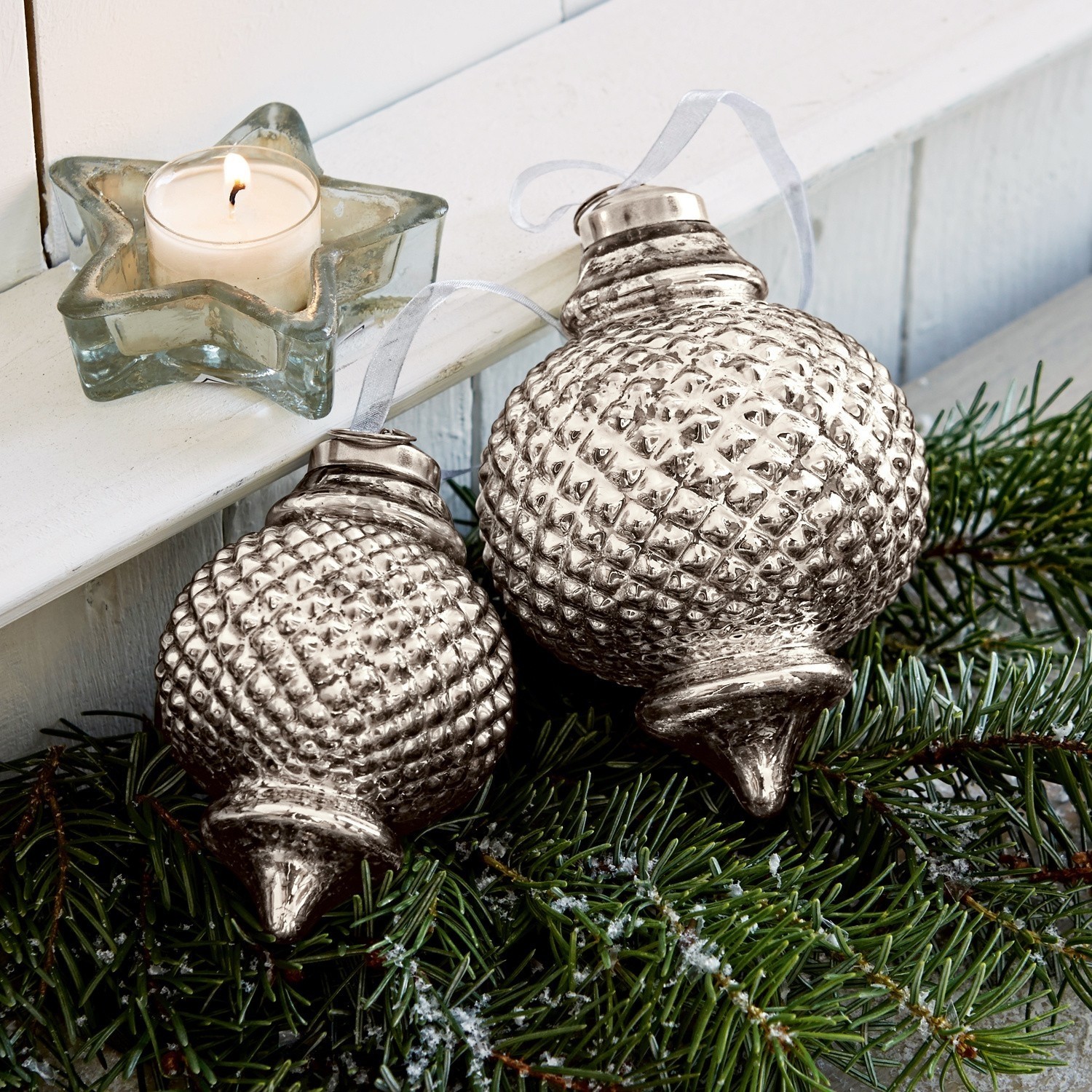 Kerstversiering set van 6 Planty