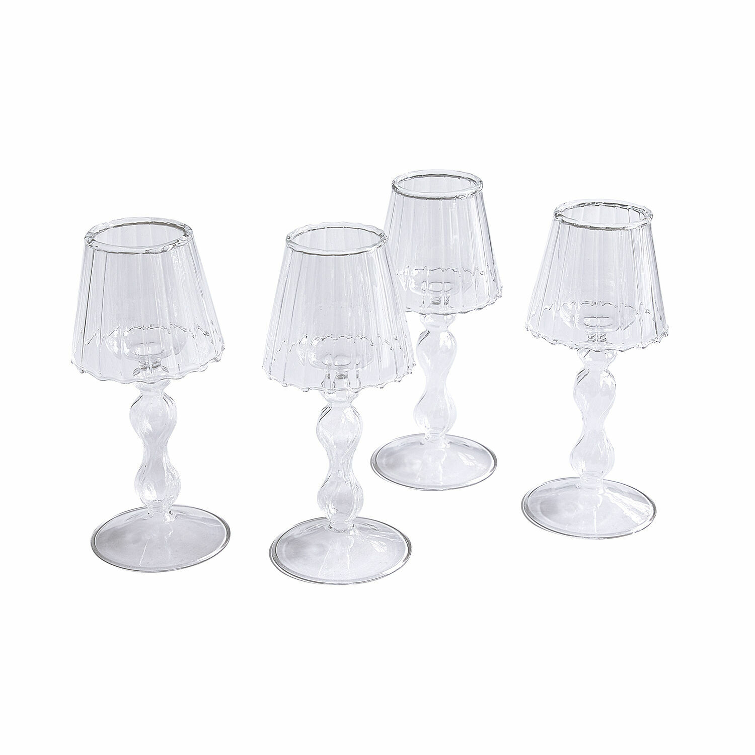 Kaarsenhouder set van 4 Jouval
