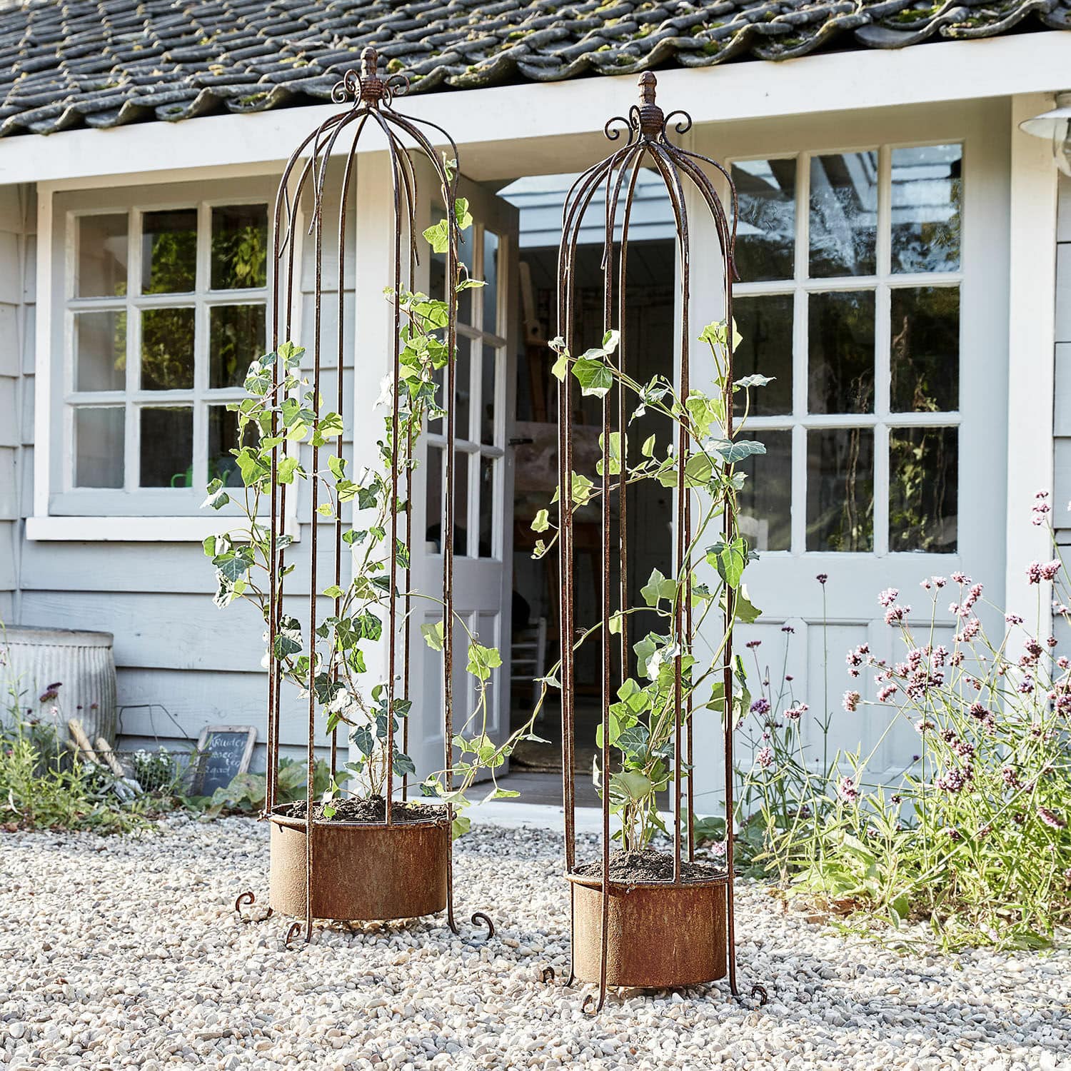 2-delige set plantensteunen Sixorev