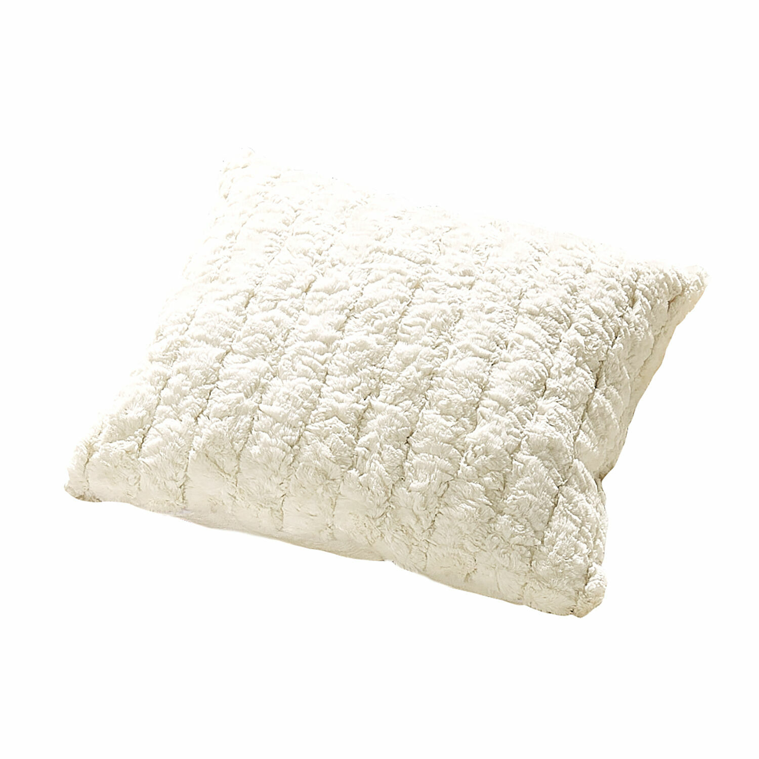Witte Dorelice kussenhoes van zacht materiaal, perfect voor interieurdecoratie en comfort