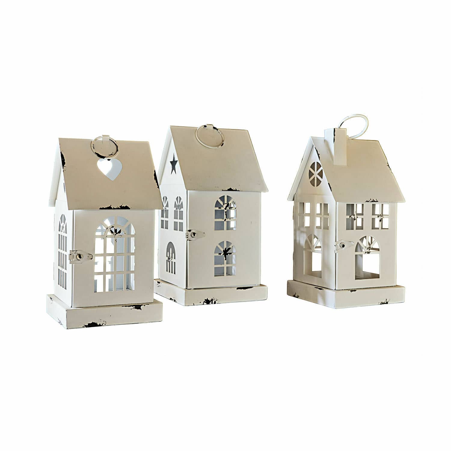 Ledlantaarn set van 3 Village